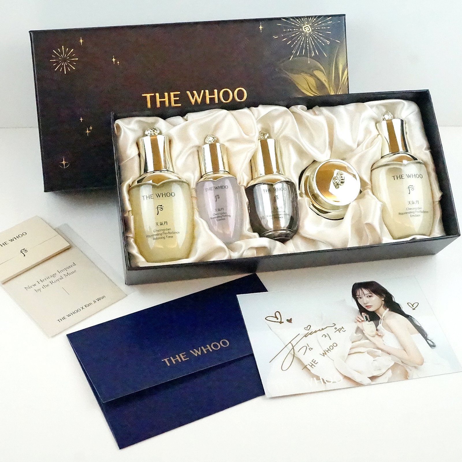 【Whoo】天氣丹PRO光耀星辰禮盒Be My Queen 五件套組贈送韓國女神金智媛簽名小卡