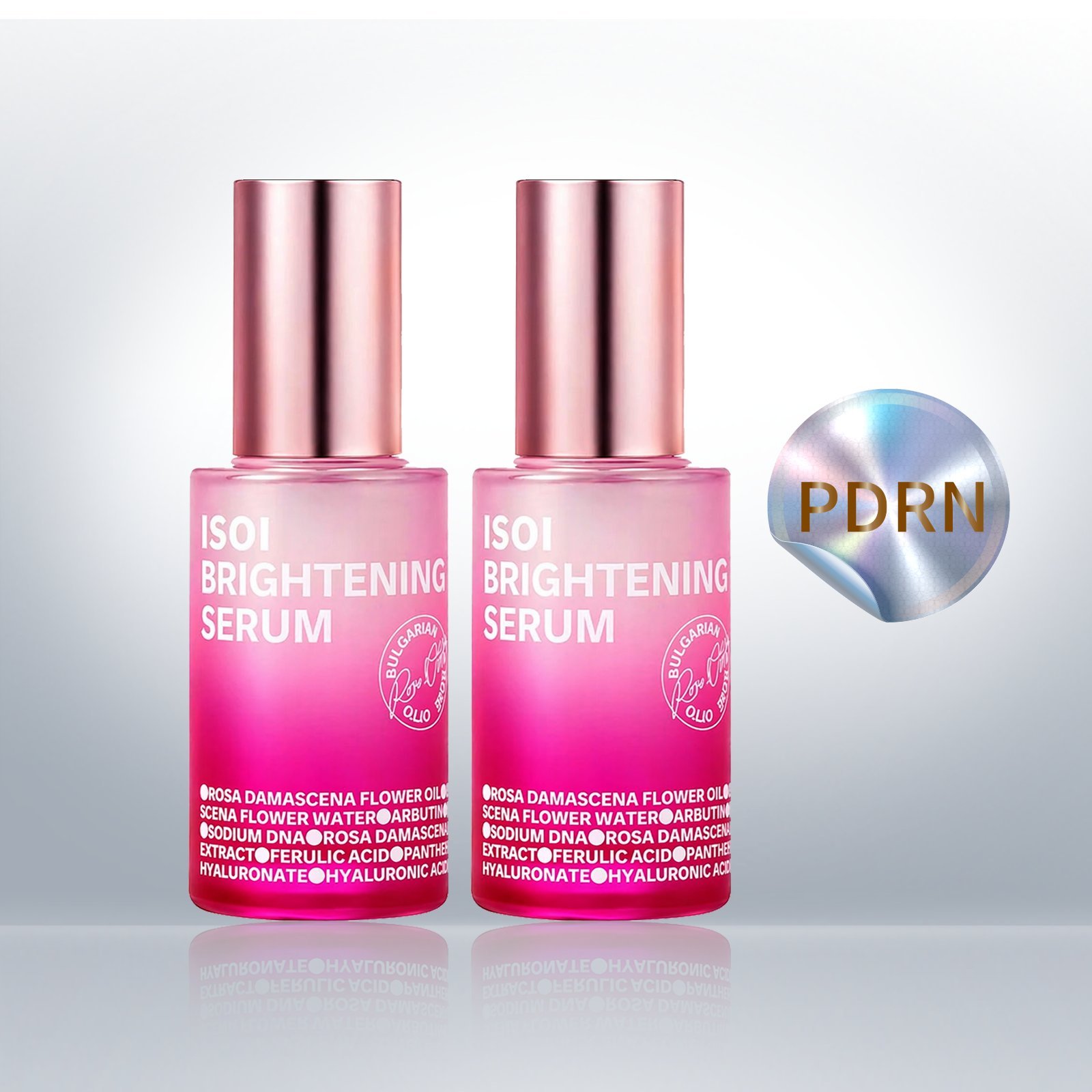 ISOI 保加利亞玫瑰PDRN亮白精華 35ml*2入 OliveYoung暢銷排行第一