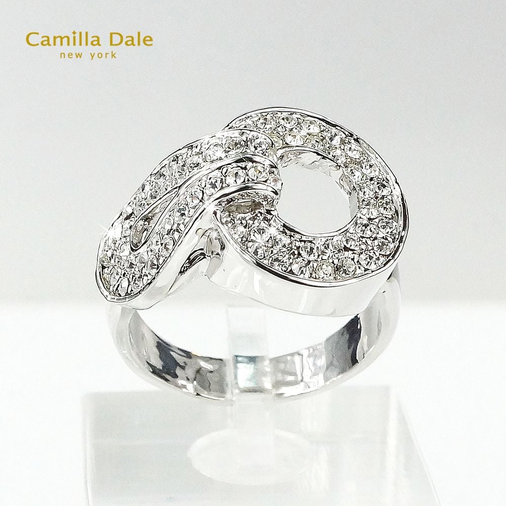 Camilla Dale韓製晶鑽水晶扣戒指