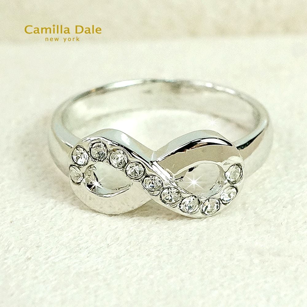 Camilla Dale 愛無限水鑽戒指 韓製