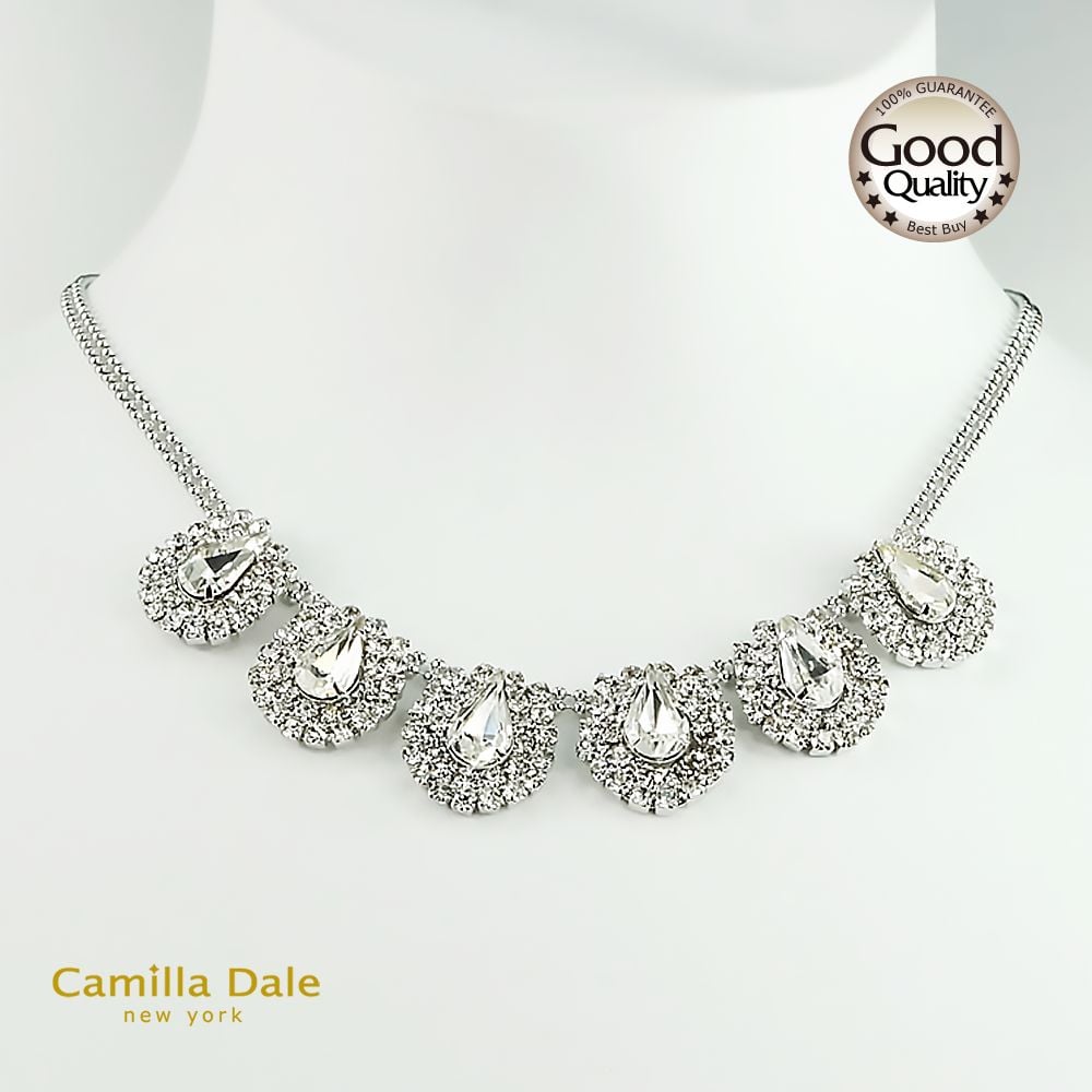 CamillaDale 斐儷水鑽項鍊(韓製)