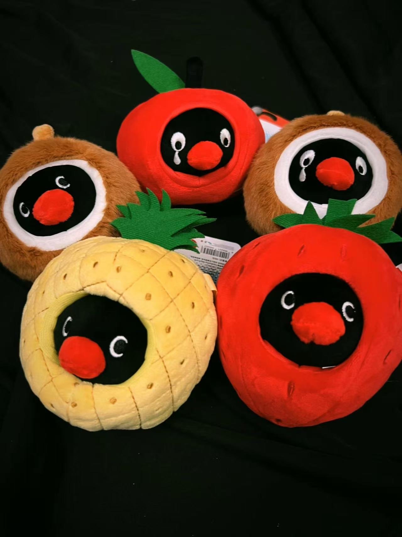 限定Pingu水果大頭吊飾系列