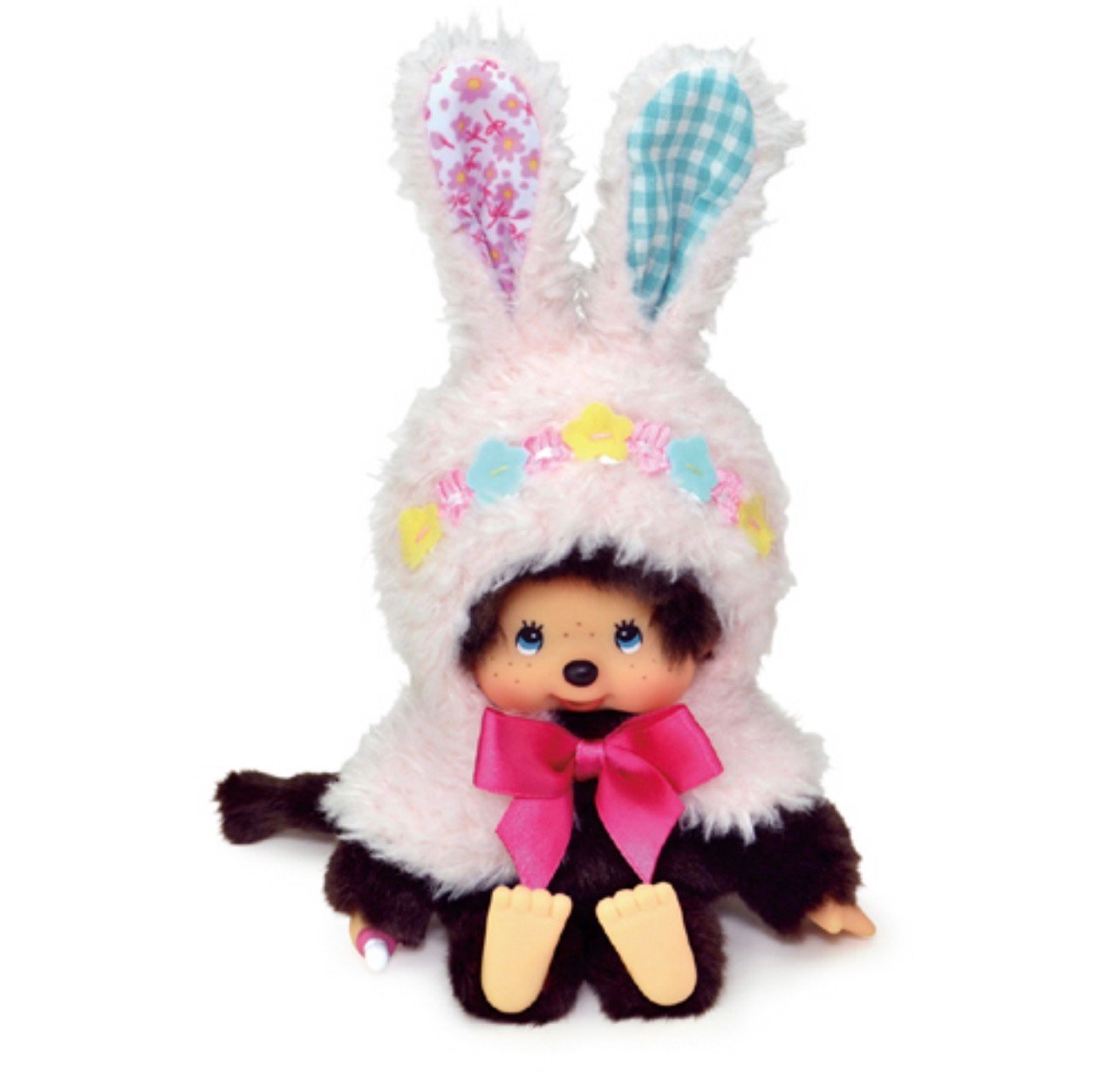 蒙奇奇系列/絕版田園花兔披肩娃