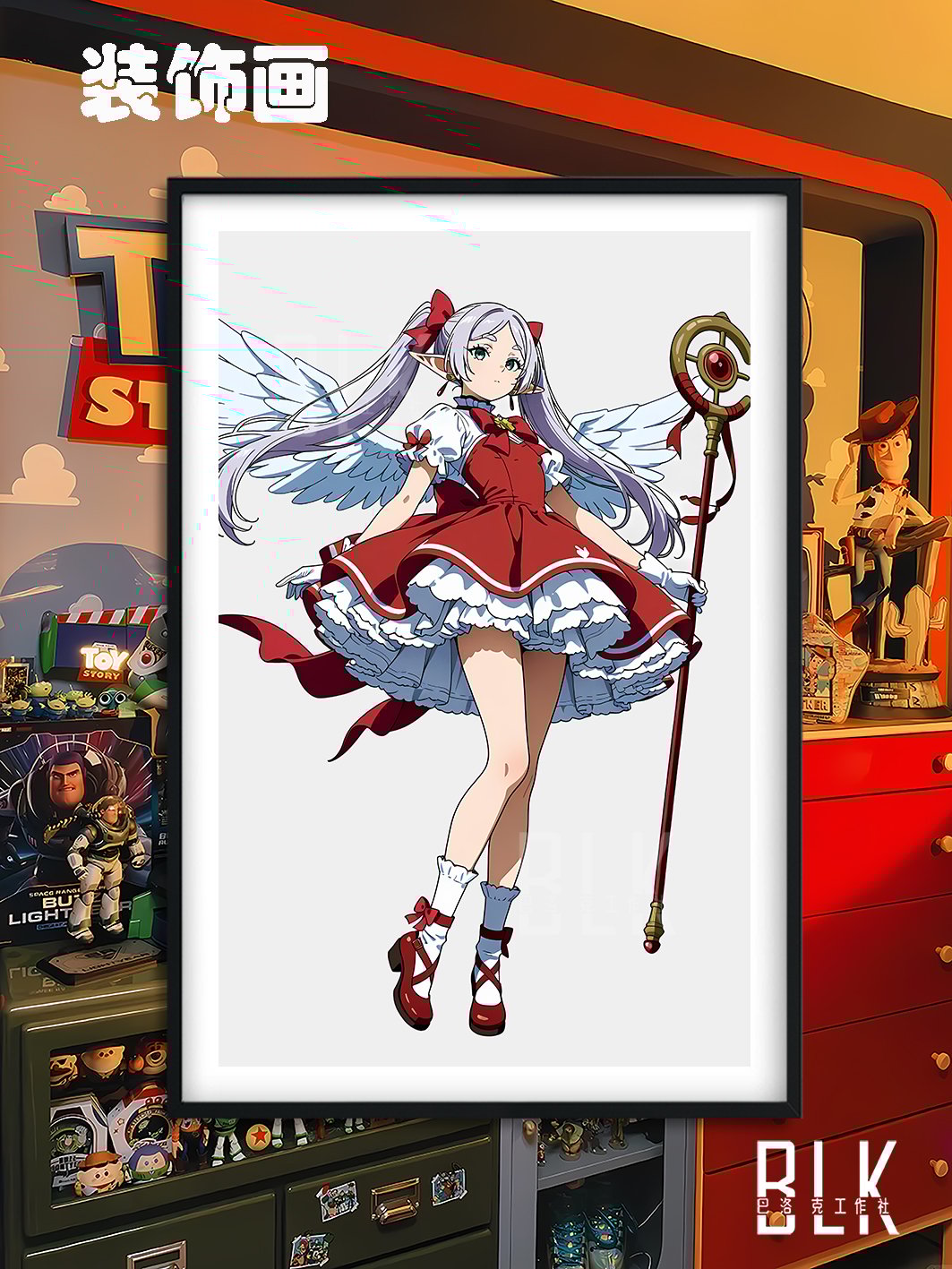 【週邊】巴洛克－葬送的芙莉蓮 魔法少女芙莉蓮 裝飾畫&冰箱貼