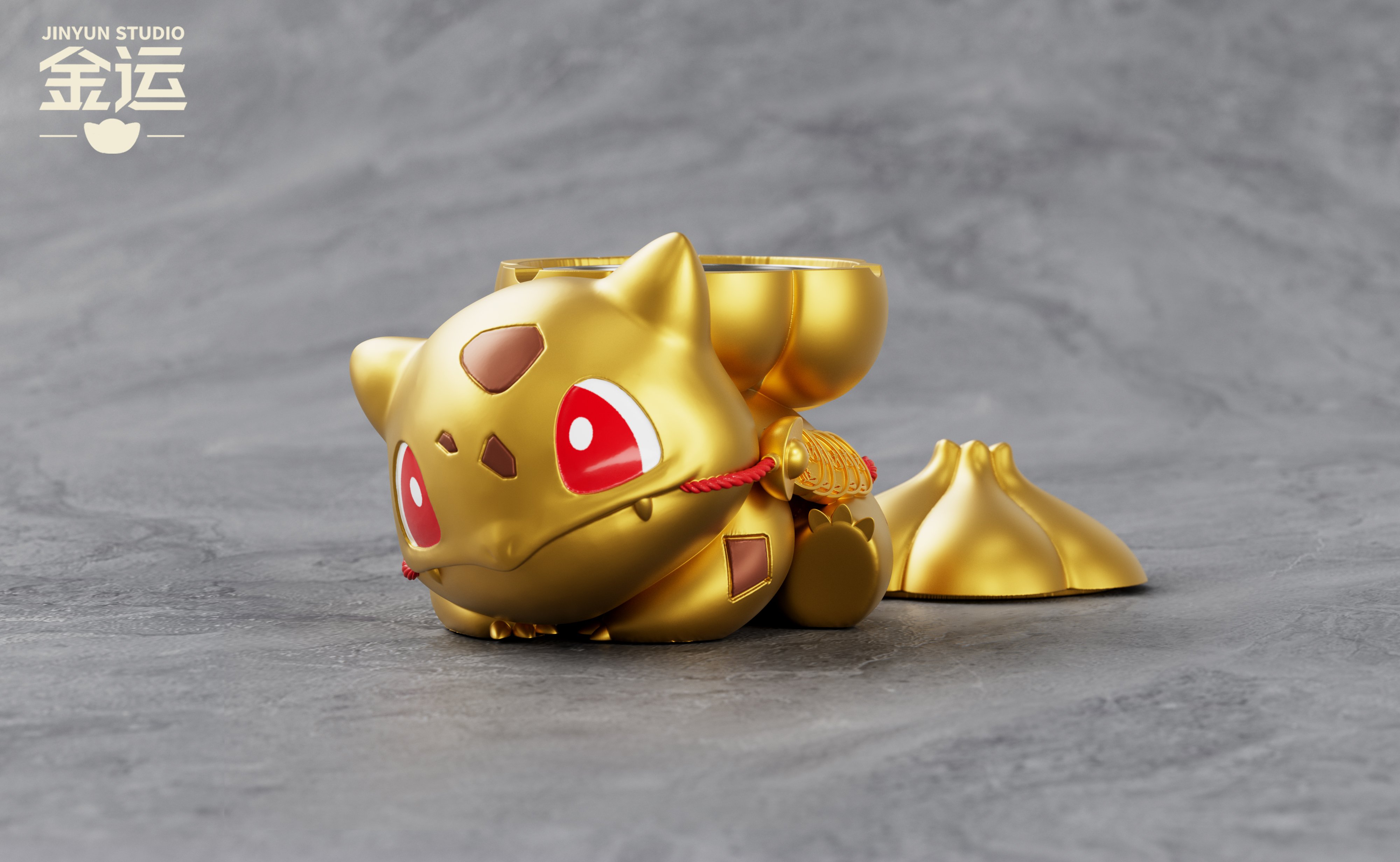 【寶可夢】金運-studio-超大妙蛙種子煙灰缸擺飾