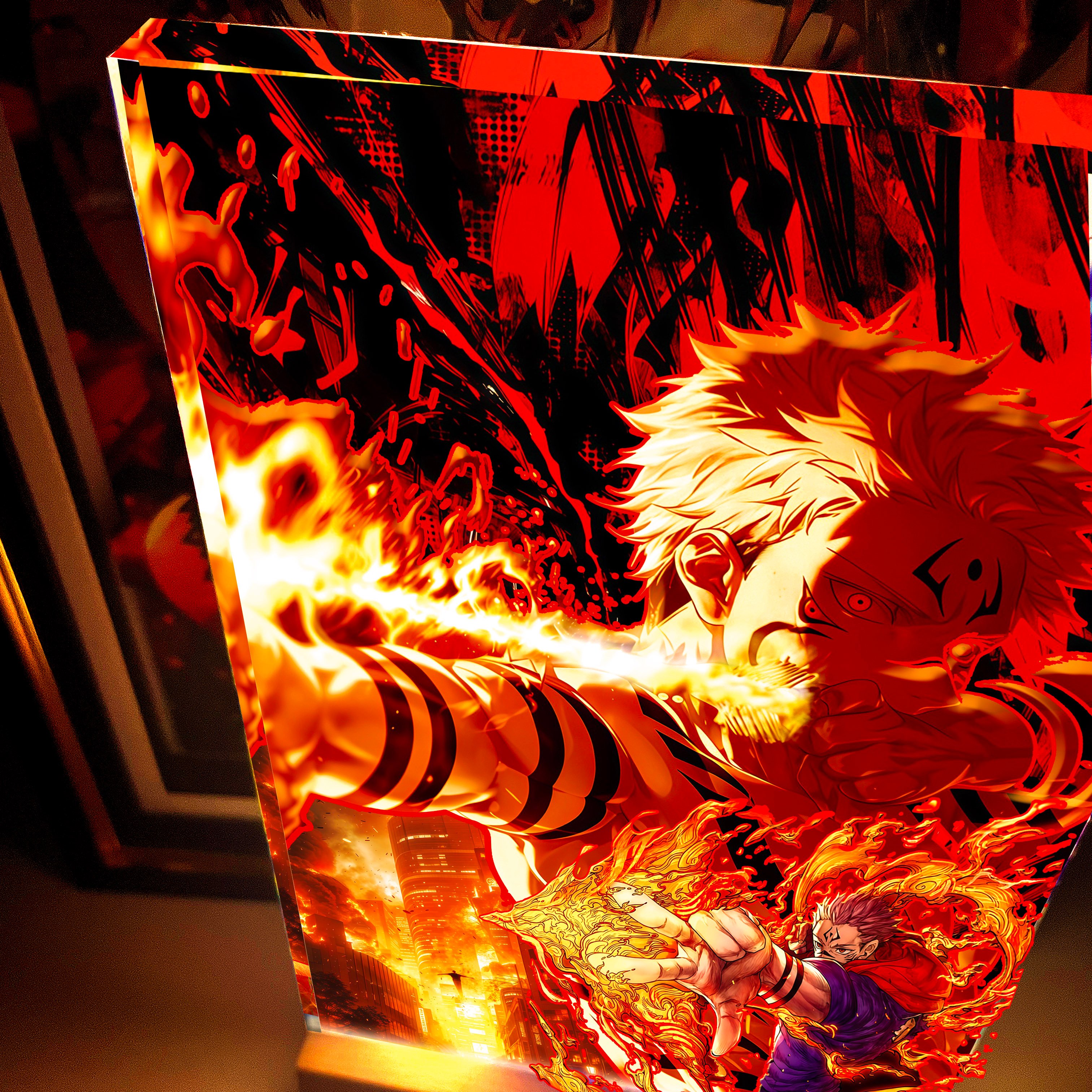 【週邊】阿喵畫社-兩面宿儺 灶開 透明卡磚