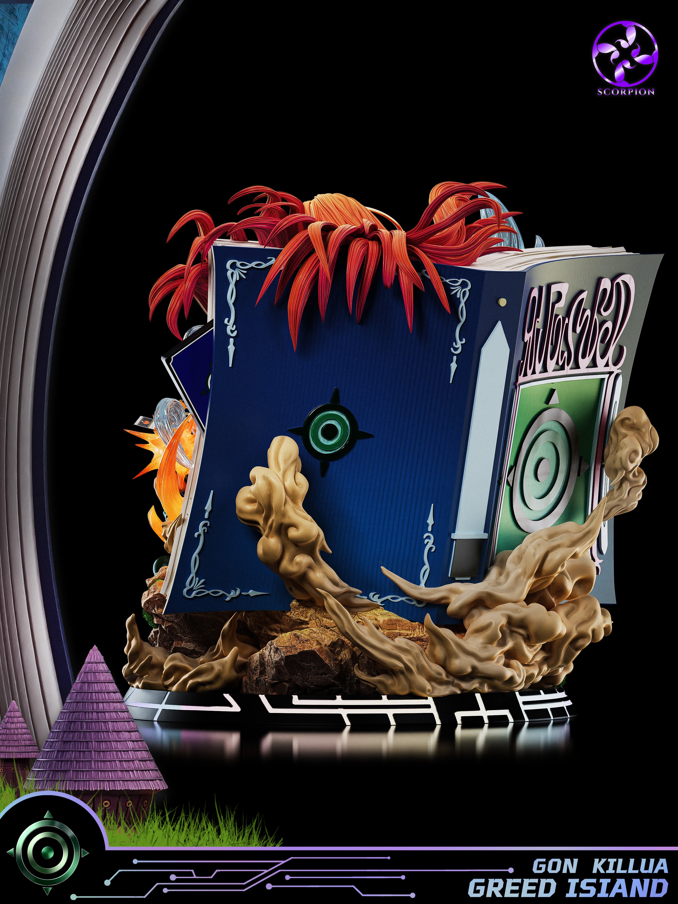 【全職獵人】Scorpion 赤蠍工作室－貪婪之島篇 小傑＆奇犽