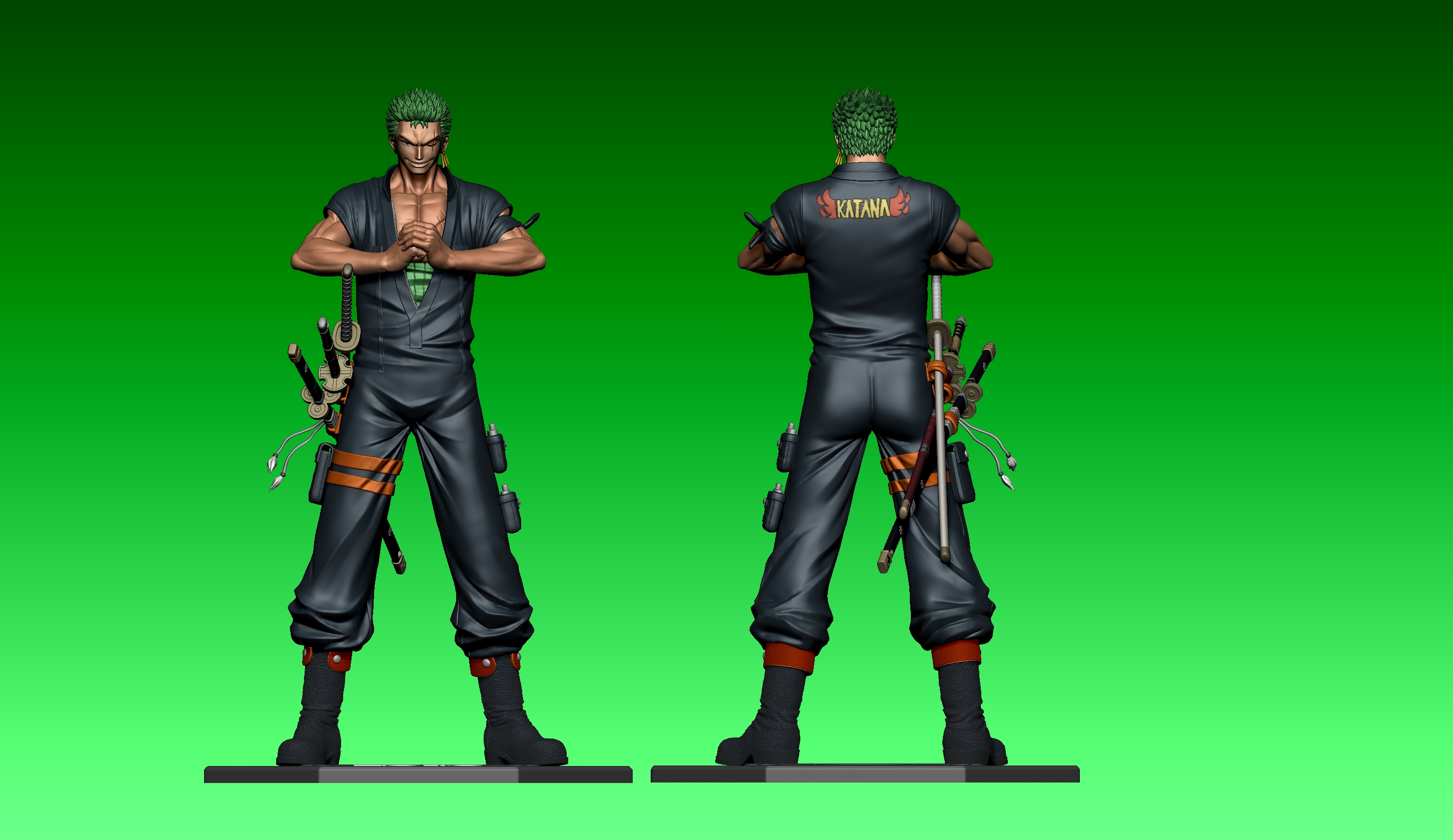 【海賊王】JW studio-狂熱行動 草帽團 No.3 羅羅諾亞·索隆