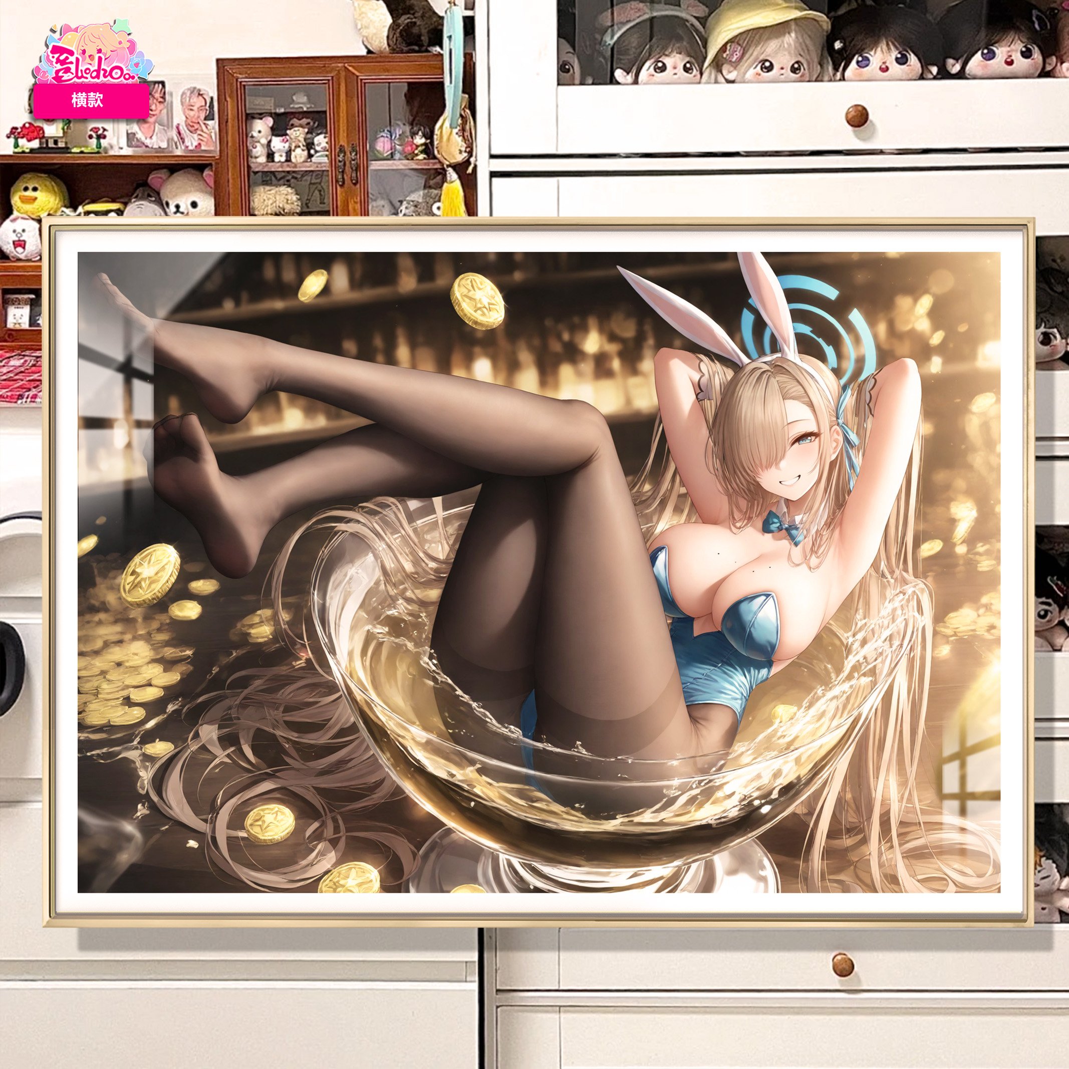 【週邊】阿喵畫社-酒杯女郎 一之瀨明日奈