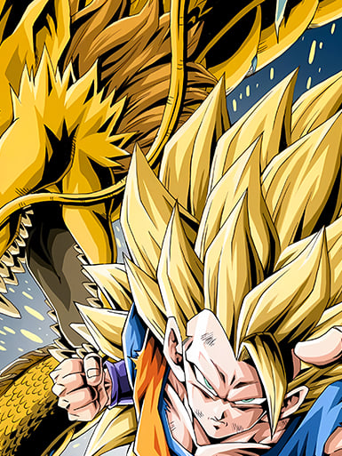 【週邊】巴洛克－七龍珠 金色悟空 裝飾畫&冰箱貼