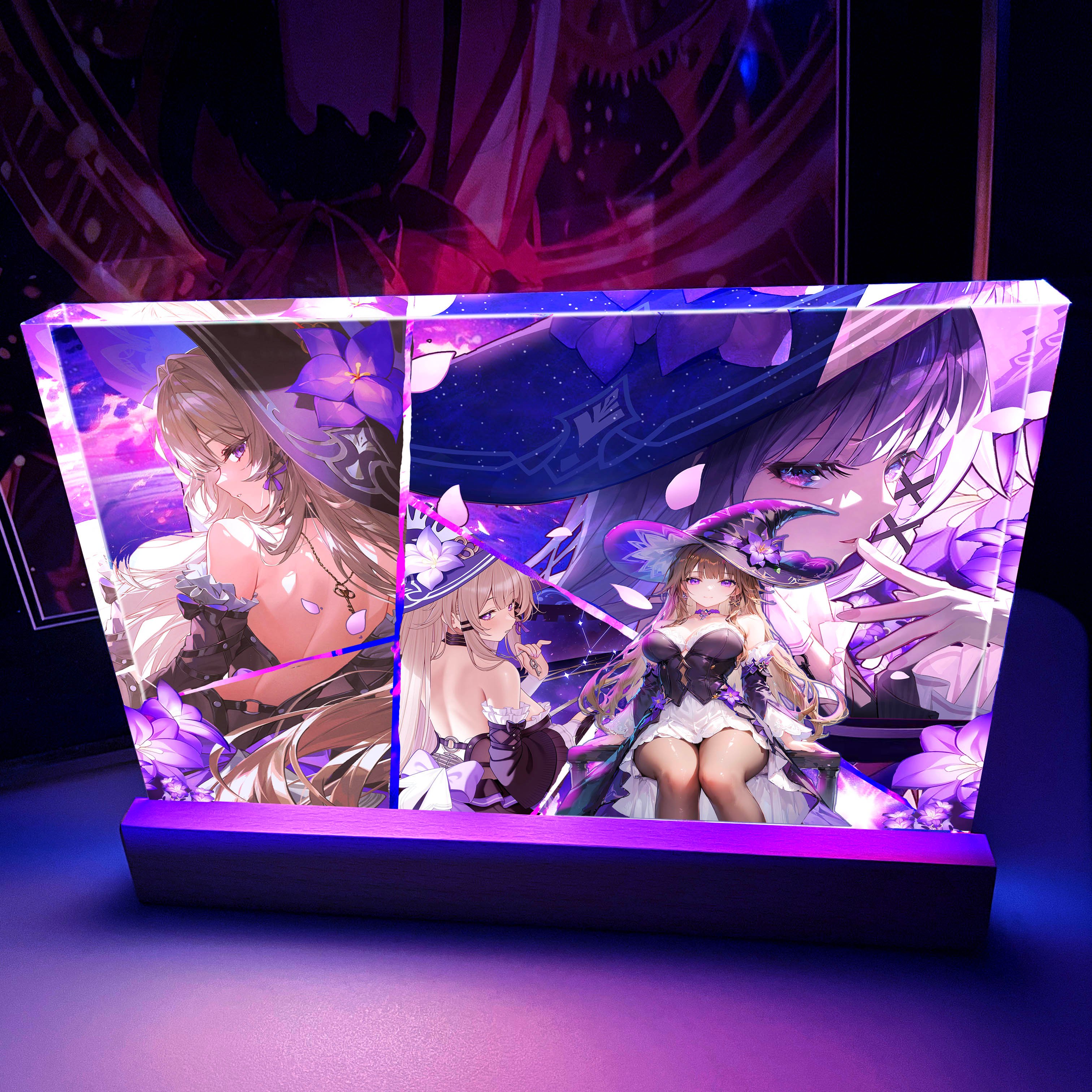 【週邊】阿喵畫社-破碎虛空 大黑塔發光透明卡磚