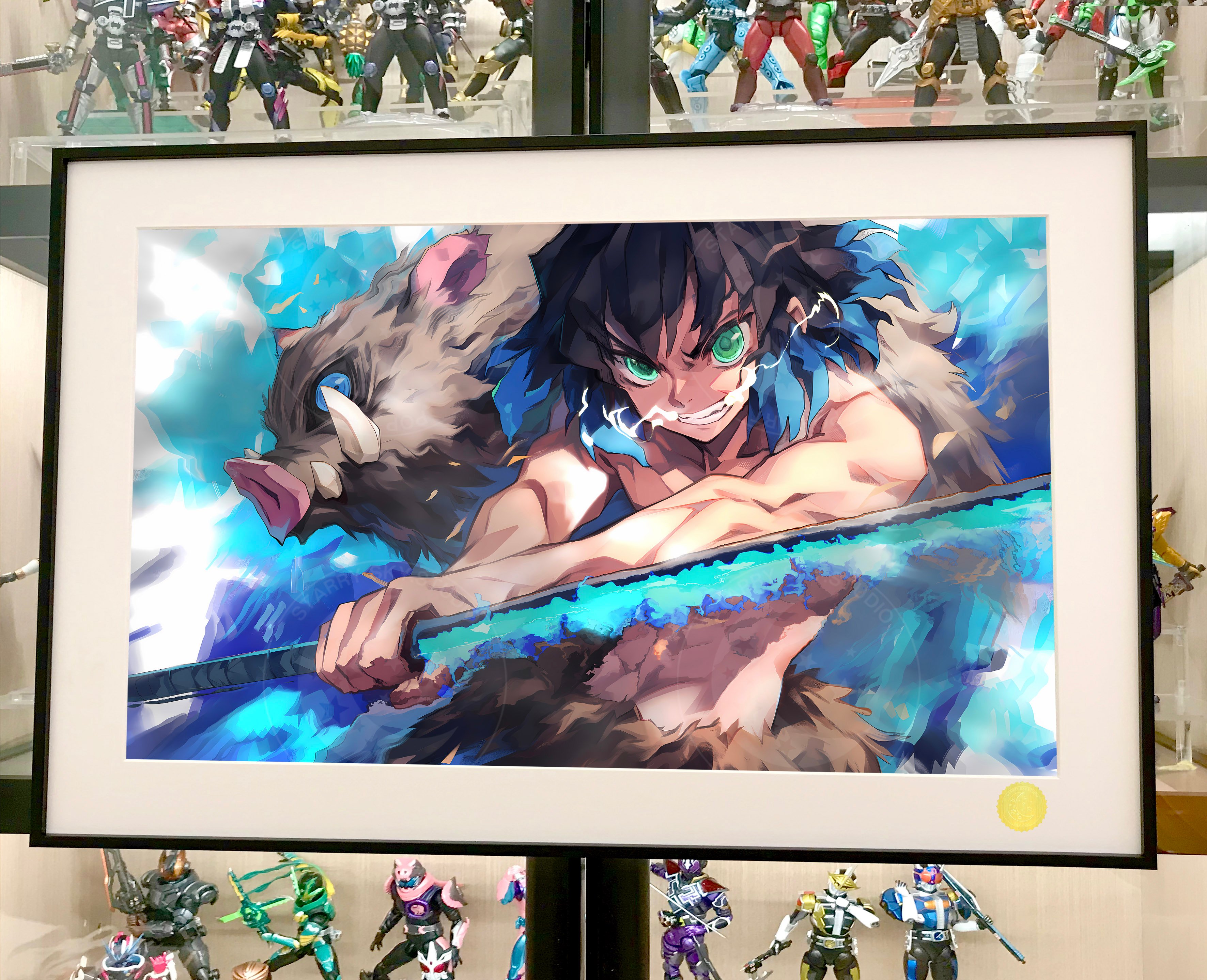 【週邊】星空工作室-嘴平伊之助 鬼滅之刃無限城篇炭治郎九柱蝴蝶忍鬼殺隊動漫二次元裝飾畫