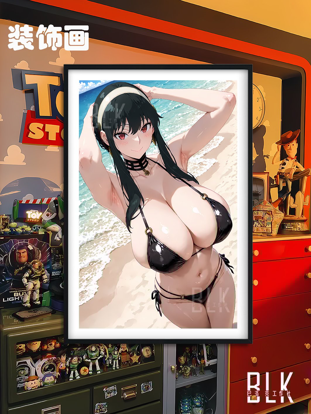 【週邊】巴洛克－間諜家家酒 泳裝約爾 裝飾畫 & 冰箱貼