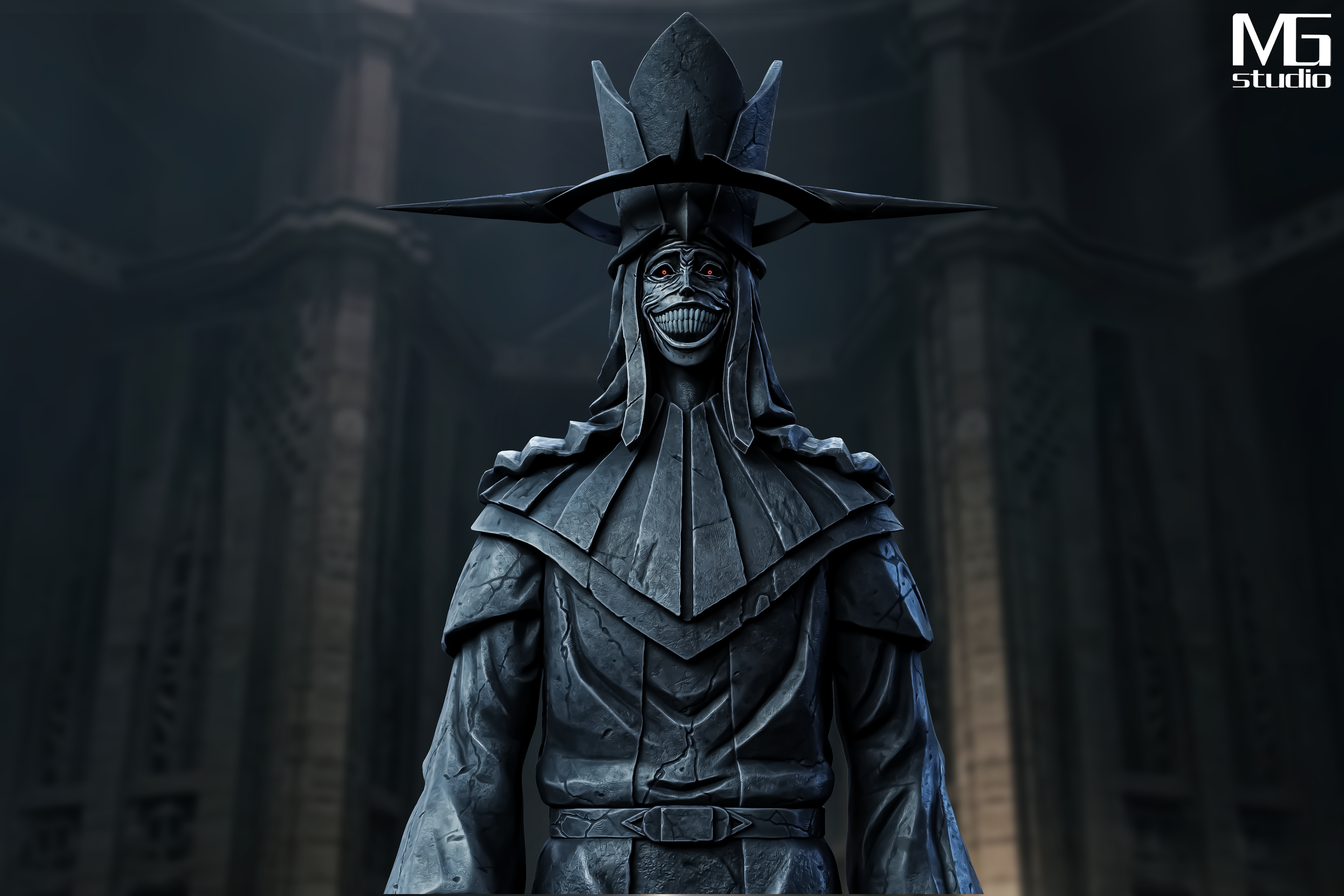 【我獨自升級】MG工作室-站姿石像BOSS