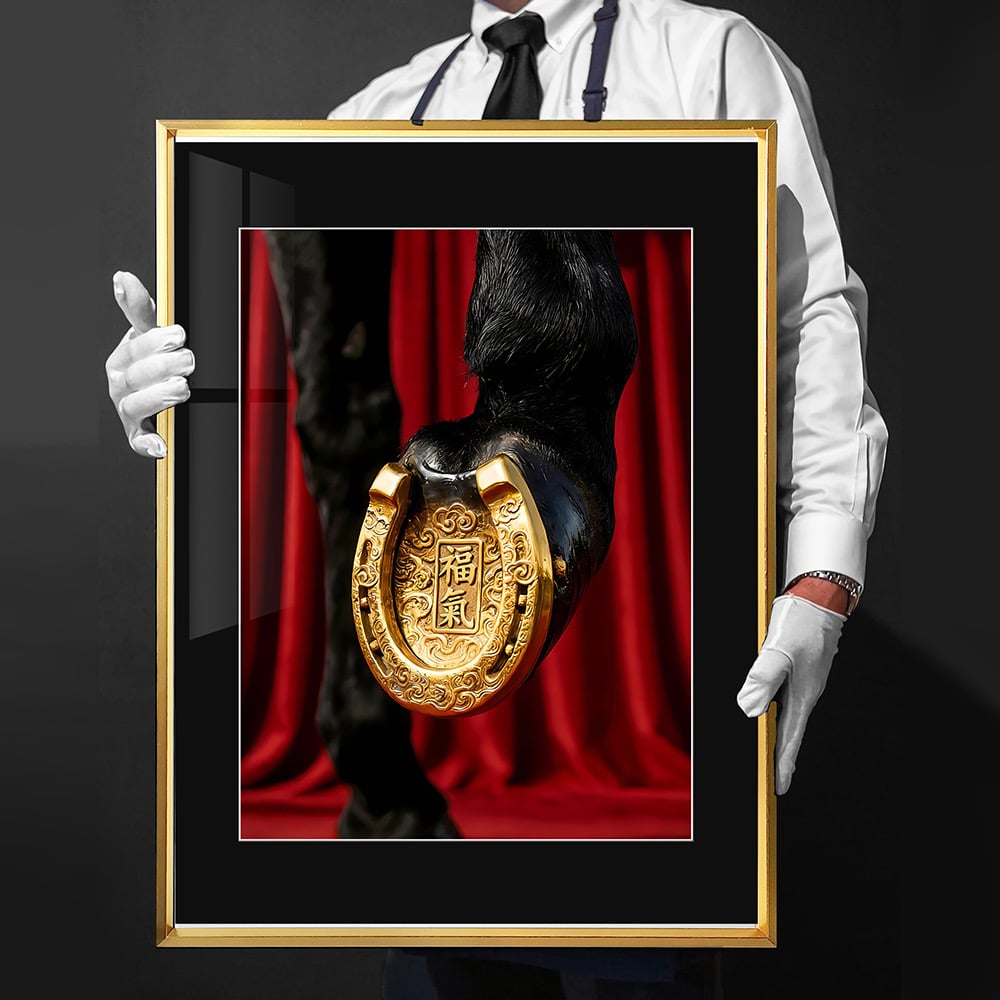 【週邊】千鳥社－馬踏福至 裝飾畫