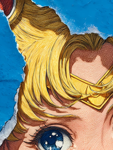 【週邊】巴洛克－美少女戰士 月野兔 裝飾畫