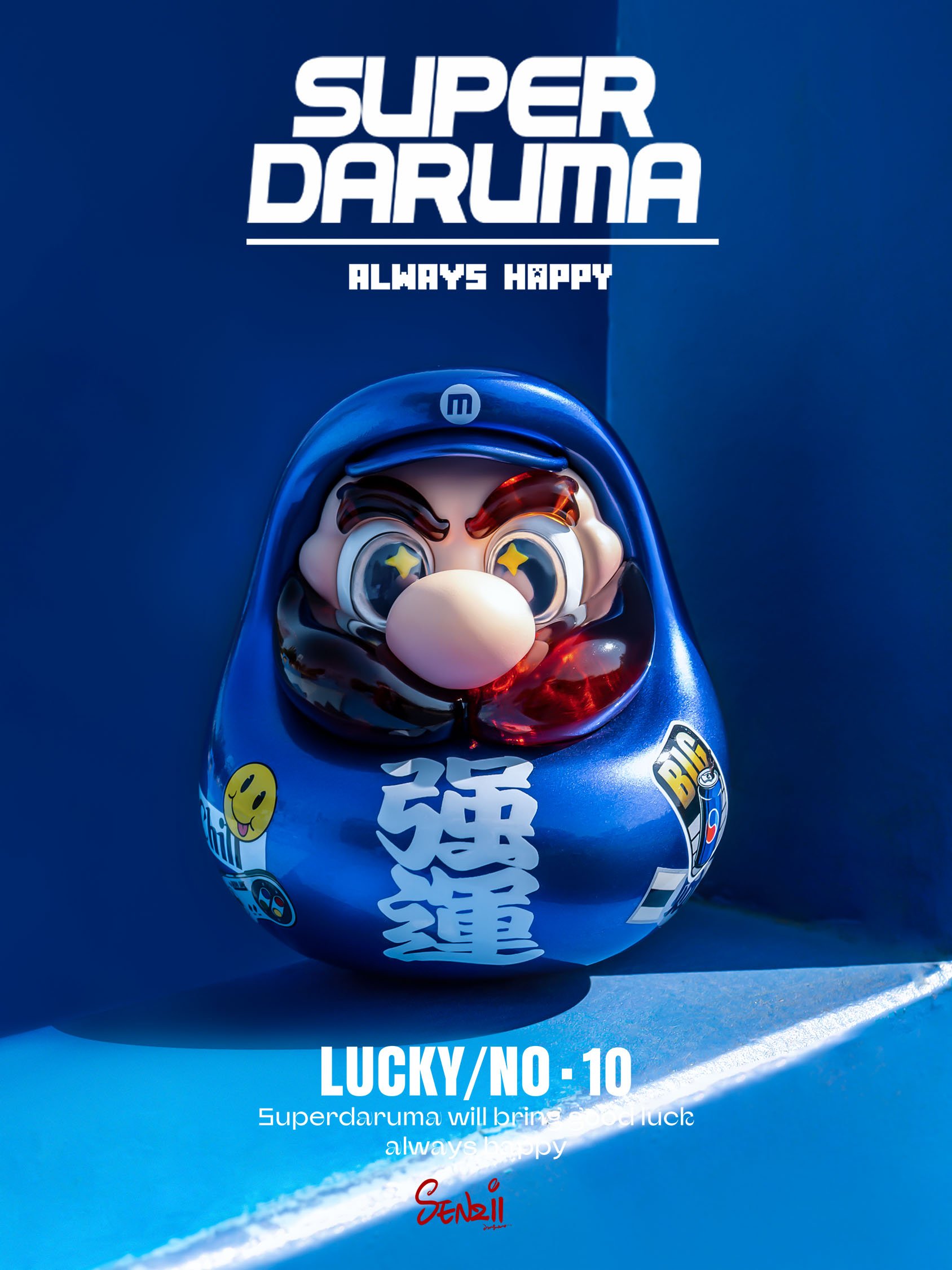 【電玩】SENZII千紙 × 超達摩SuperDaruma-超級達摩 強運