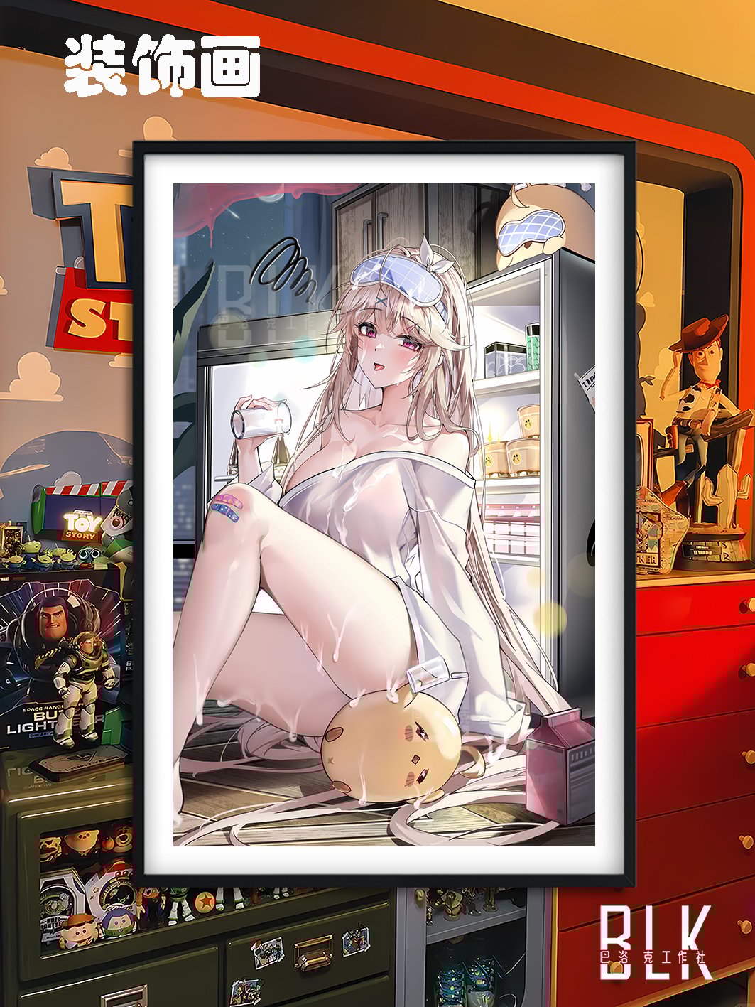 【週邊】巴洛克－碧藍航線 冰箱安克雷奇 裝飾畫&冰箱貼