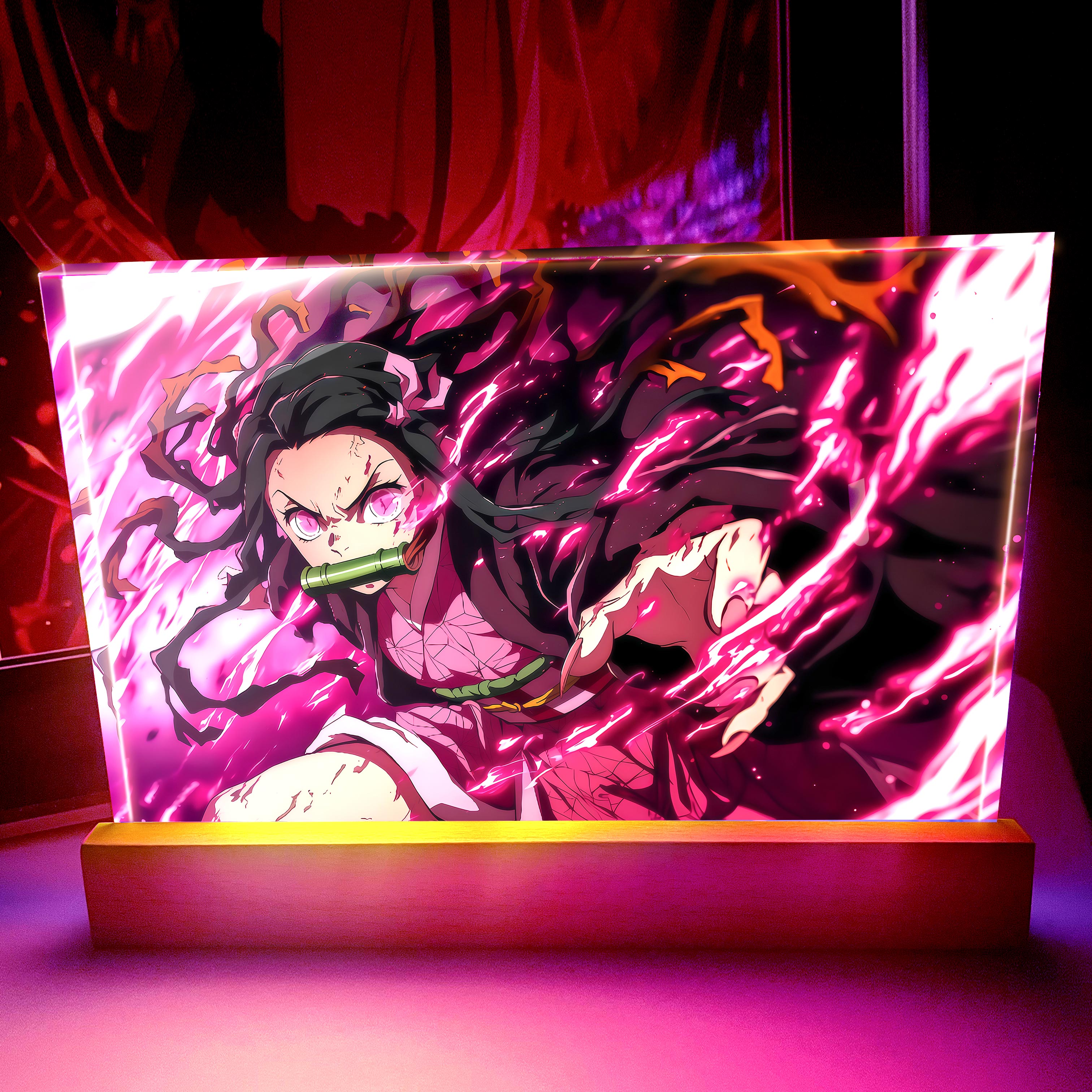 【週邊】阿喵畫社－鬼滅之刃 發光卡磚展示架