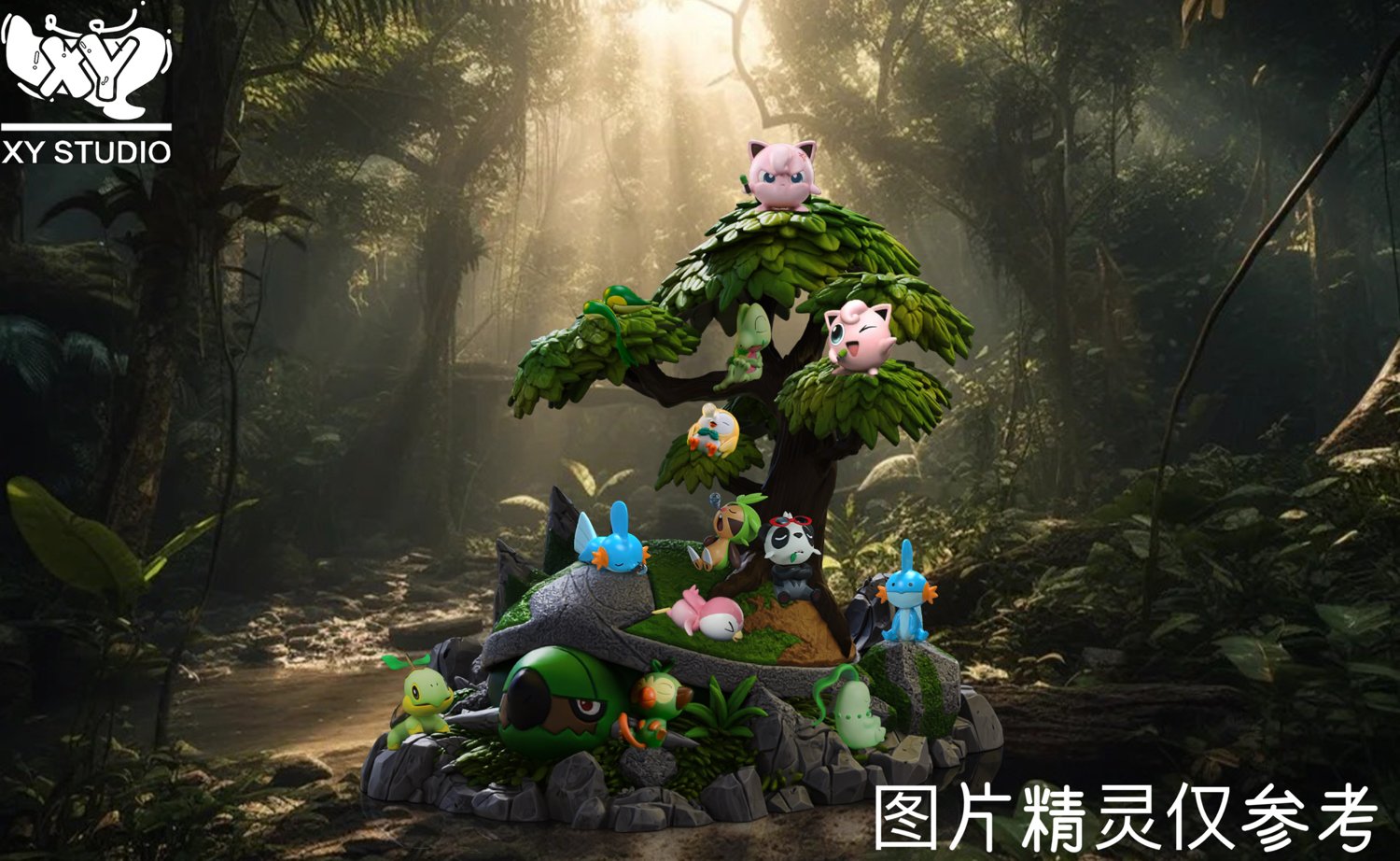 【寶可夢】XY STUDIO-寶可夢場景 第二彈 土台龜