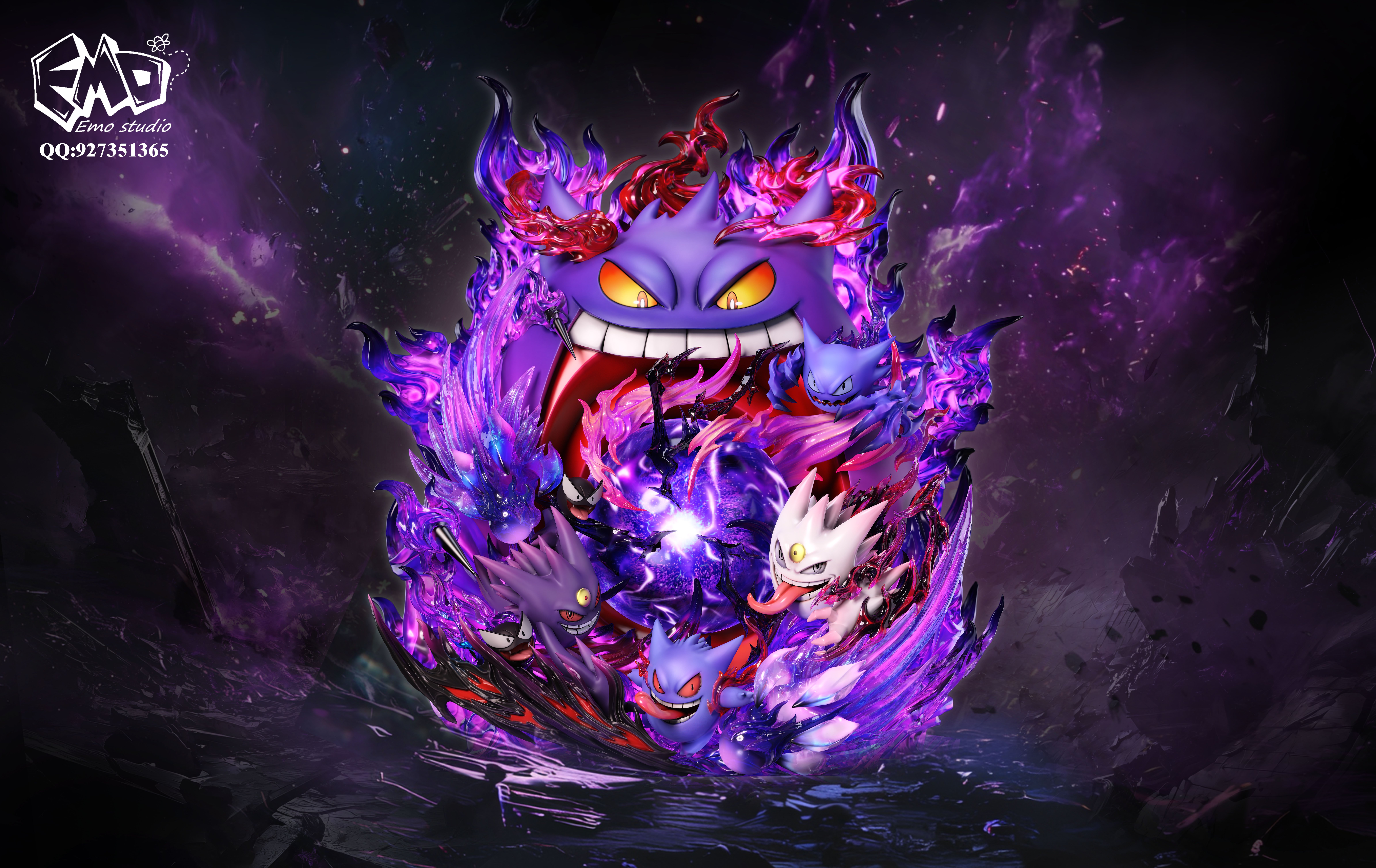 【寶可夢】Emo-畢業雕像系列 第4彈 耿鬼