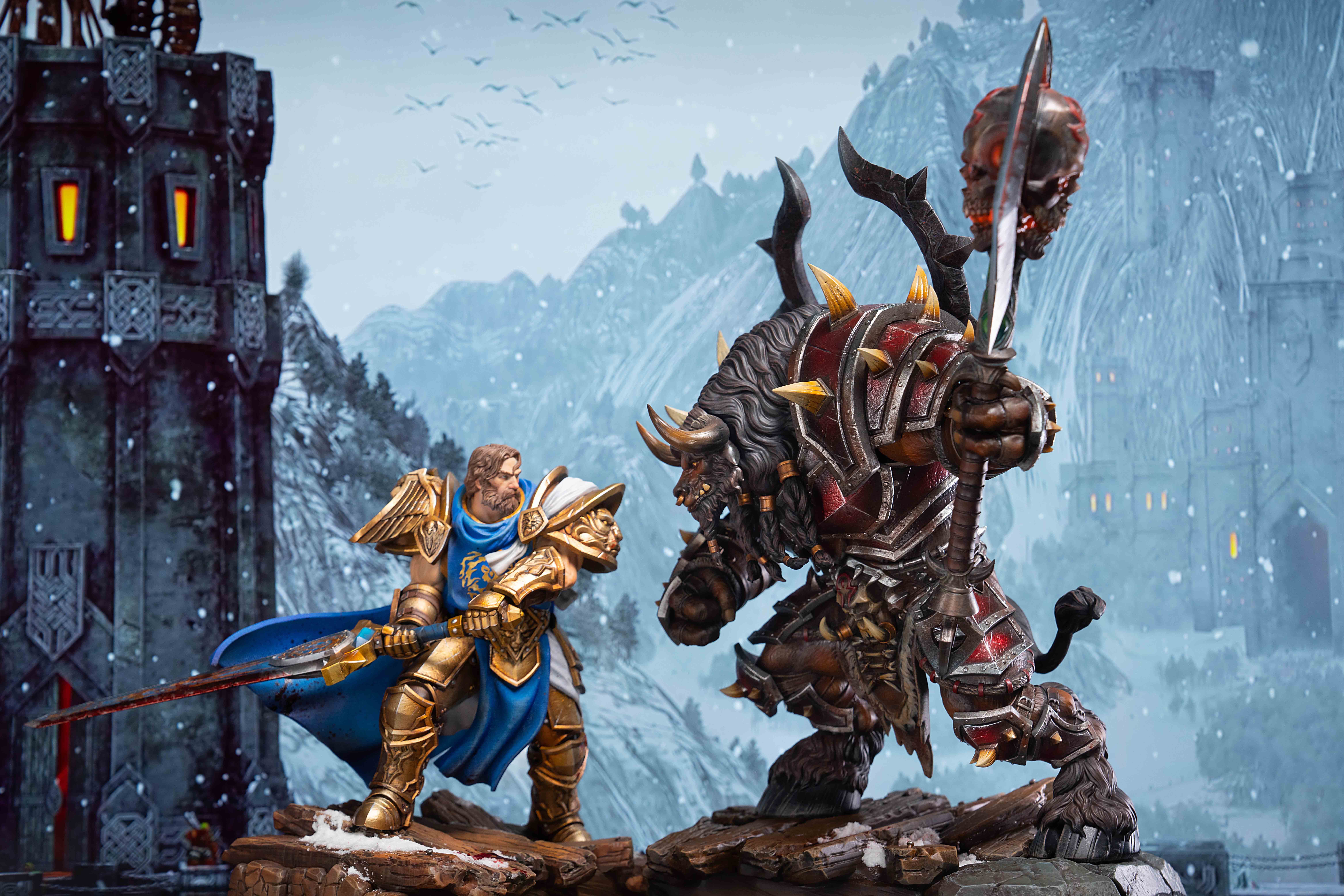 【魔獸世界】嘲顱工作室-經典舊世系列 第一彈 人類大元帥VS牛頭人督軍