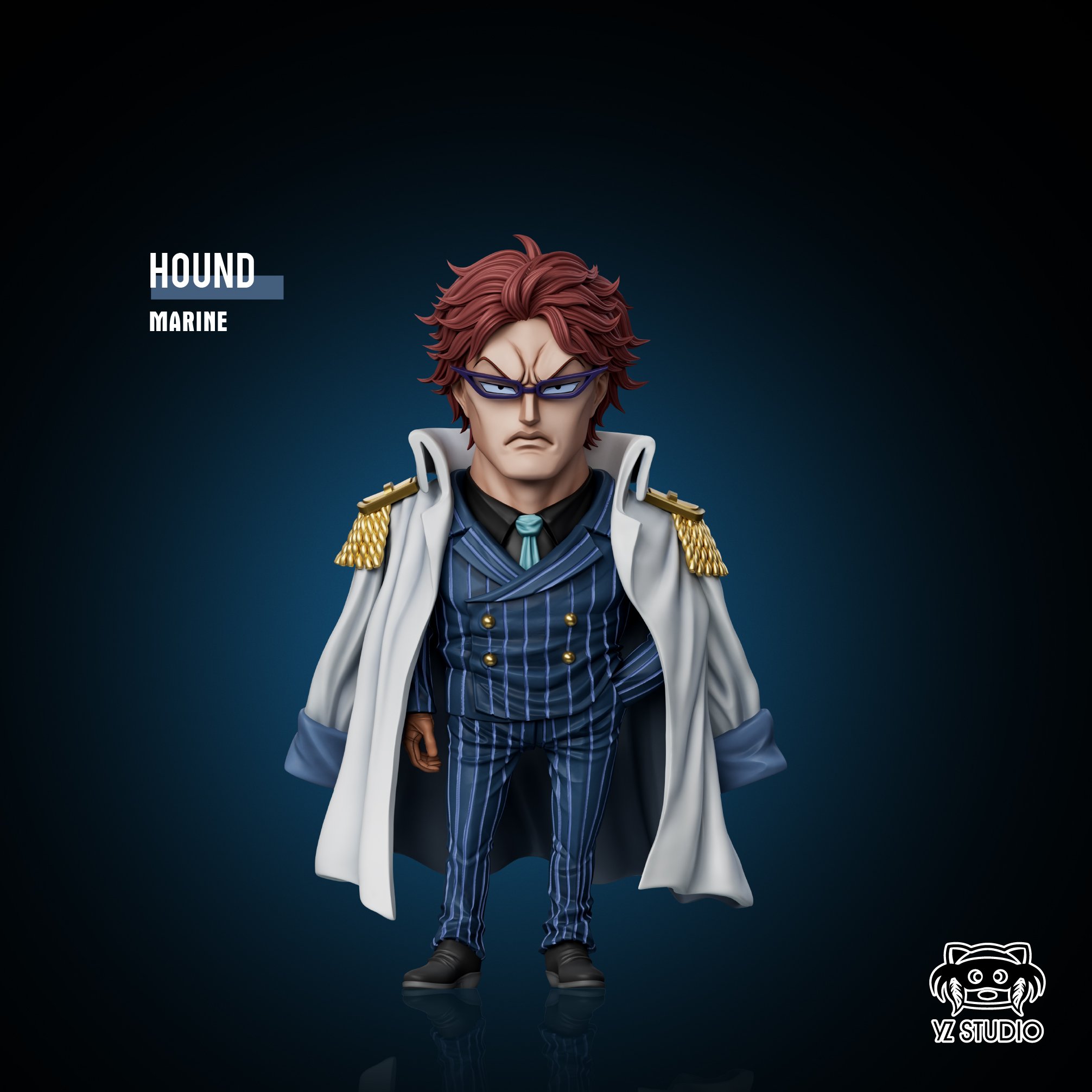 【海賊王】YZ工作室－未來島 第28彈 海軍 第45彈 獵犬中將