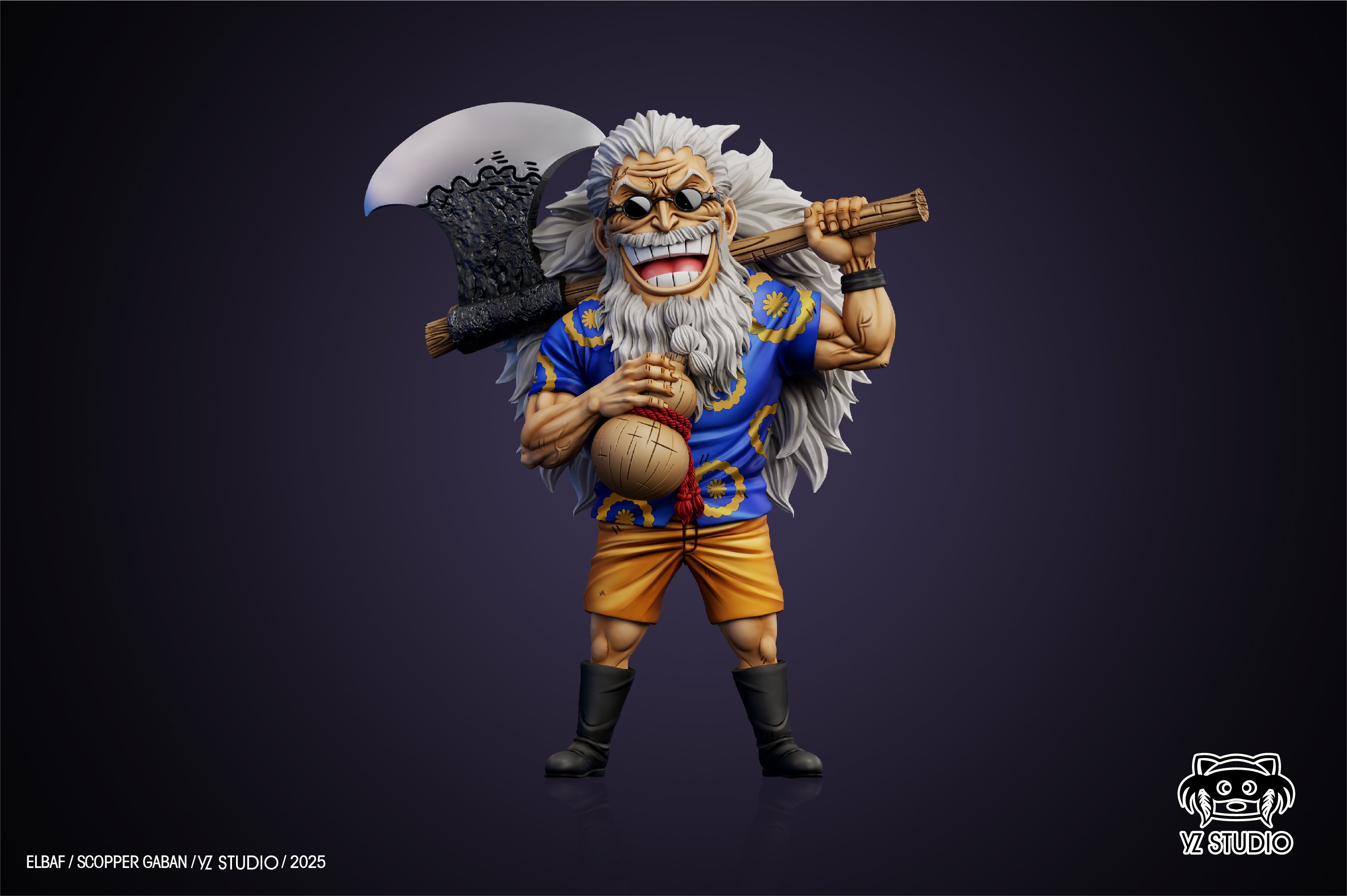 【海賊王】YZ工作室-艾爾巴夫篇 第三彈 海賊王的左腕 山噬 賈巴