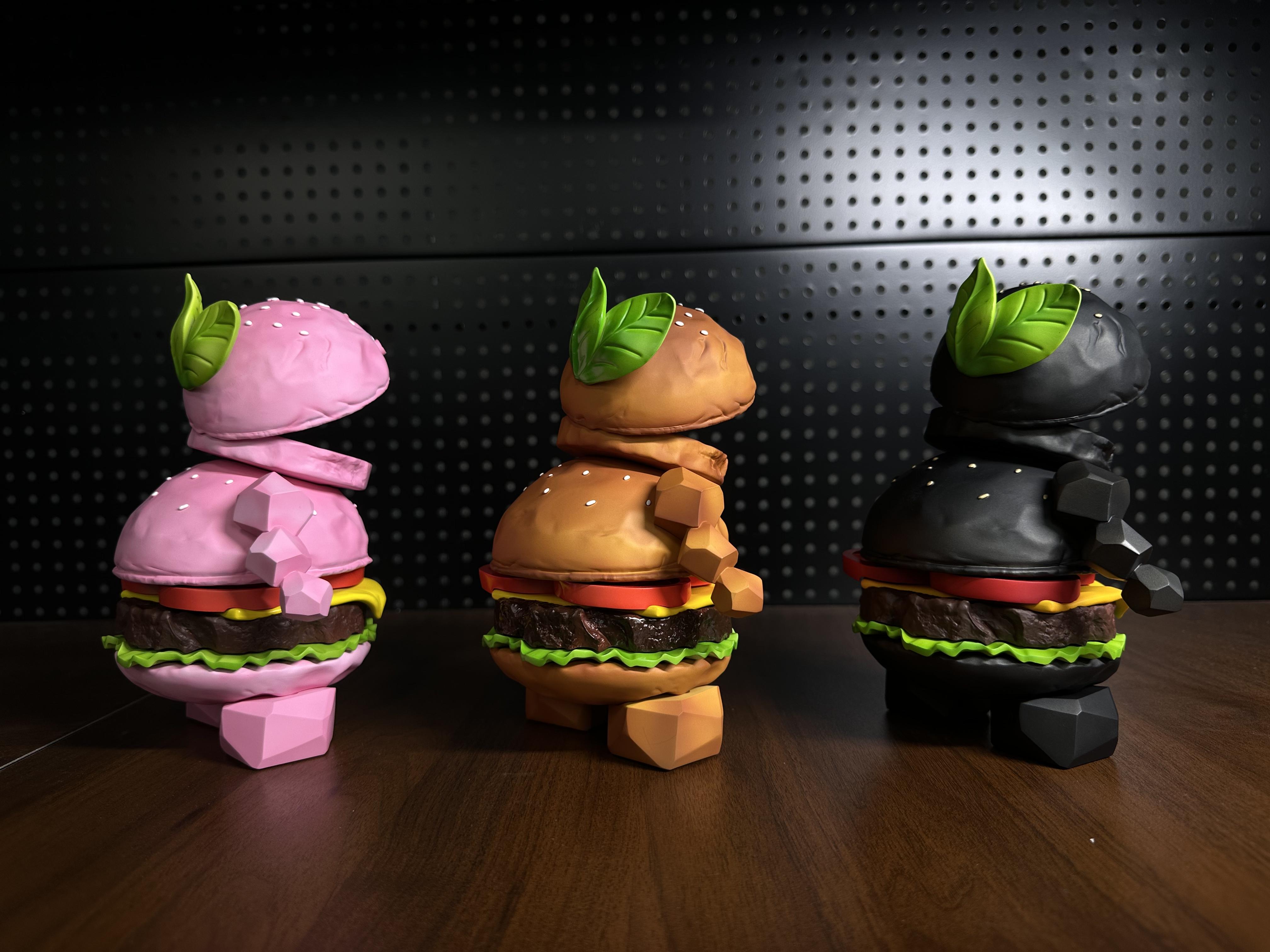 【可愛小物】模咖造物-漢堡人（海外現貨）