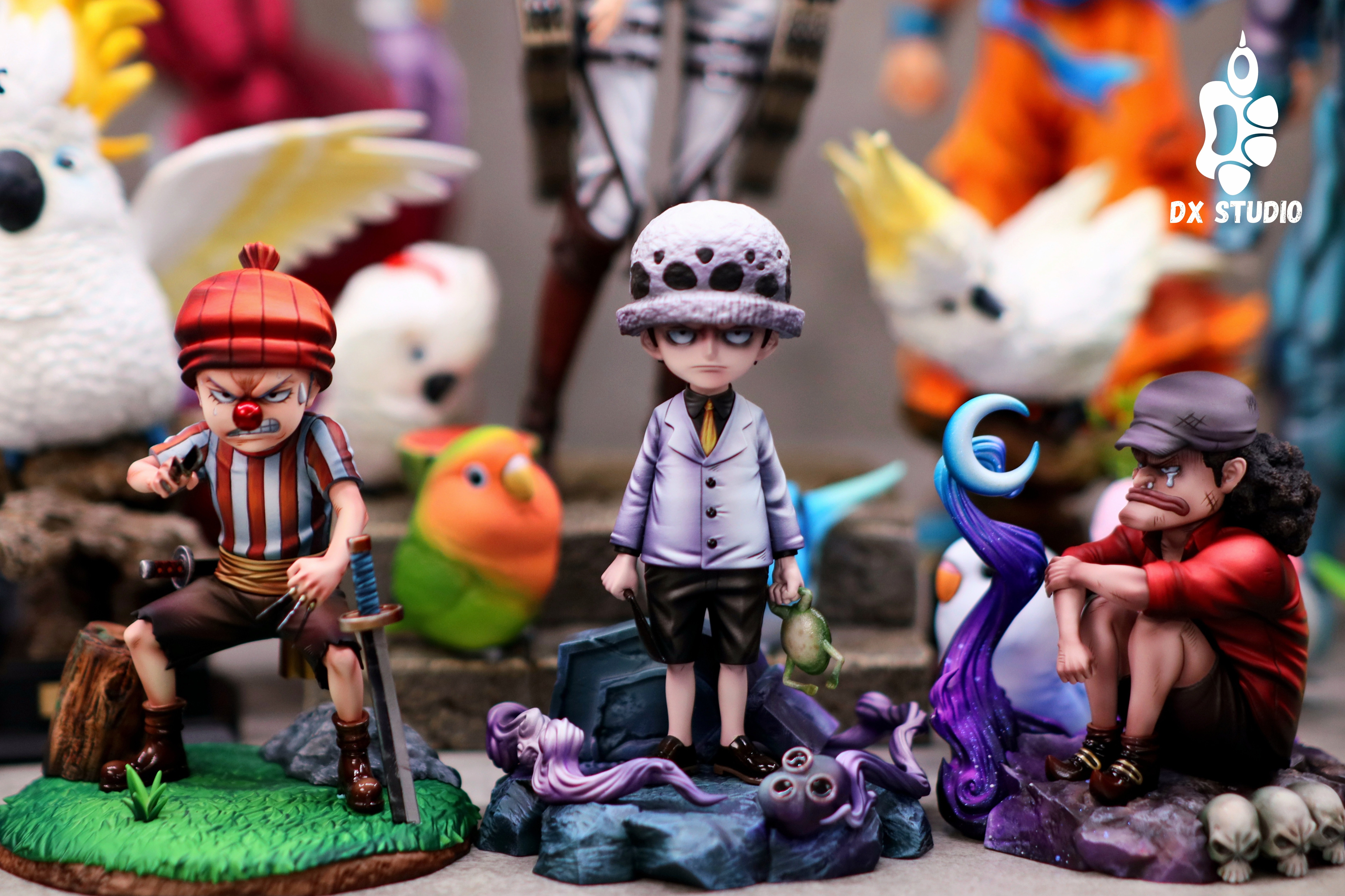 【海賊王】大熊社-七武海童年系列 第二彈 巴基&羅&黑鬍子