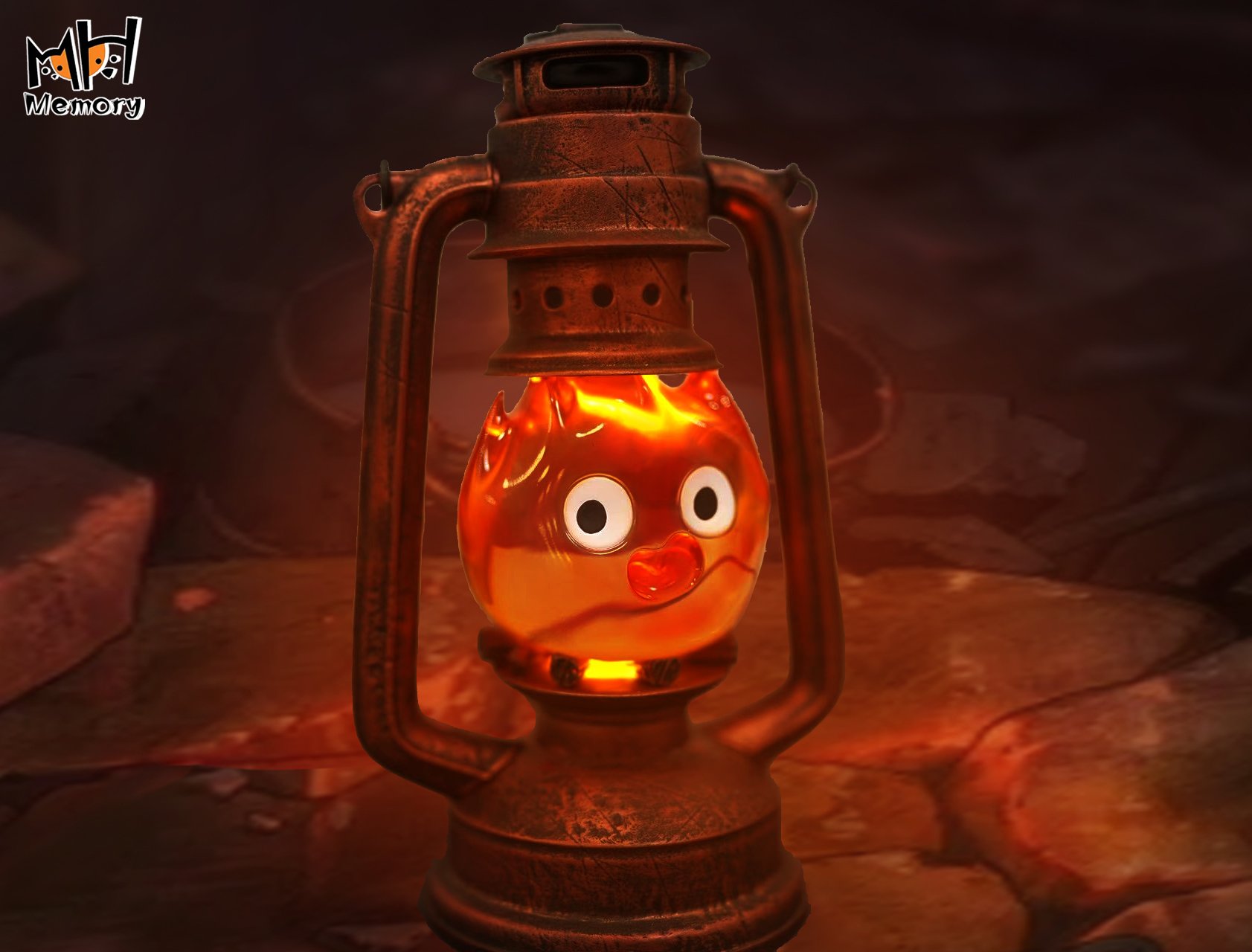 【宮崎駿】Memory Studio-檯燈卡西法