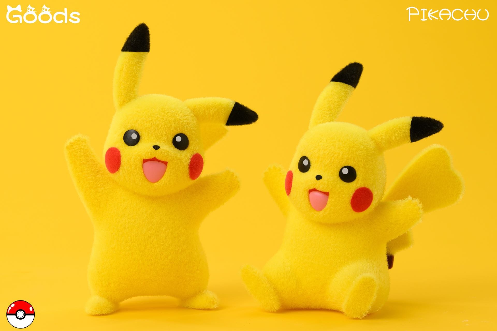 【寶可夢】GOODS（穀子）STUDIO-小精靈毛絨系列 皮卡丘