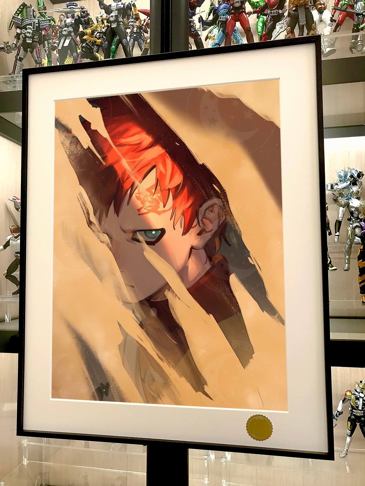 【週邊】星空工作室－火影忍者 我愛羅 裝飾畫