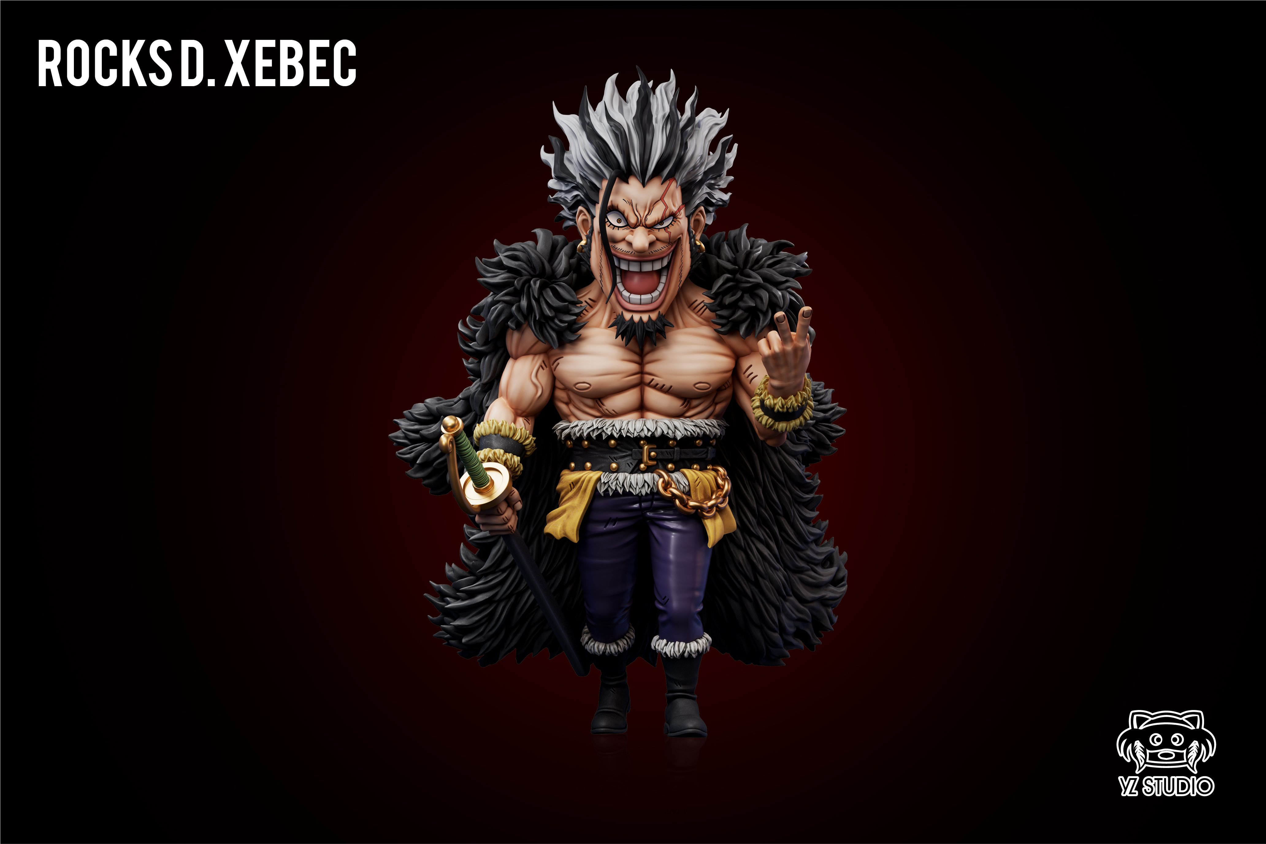 【海賊王】YZ工作室-神之谷大戰 第6彈 洛克斯海賊團 洛克斯·D·吉貝克