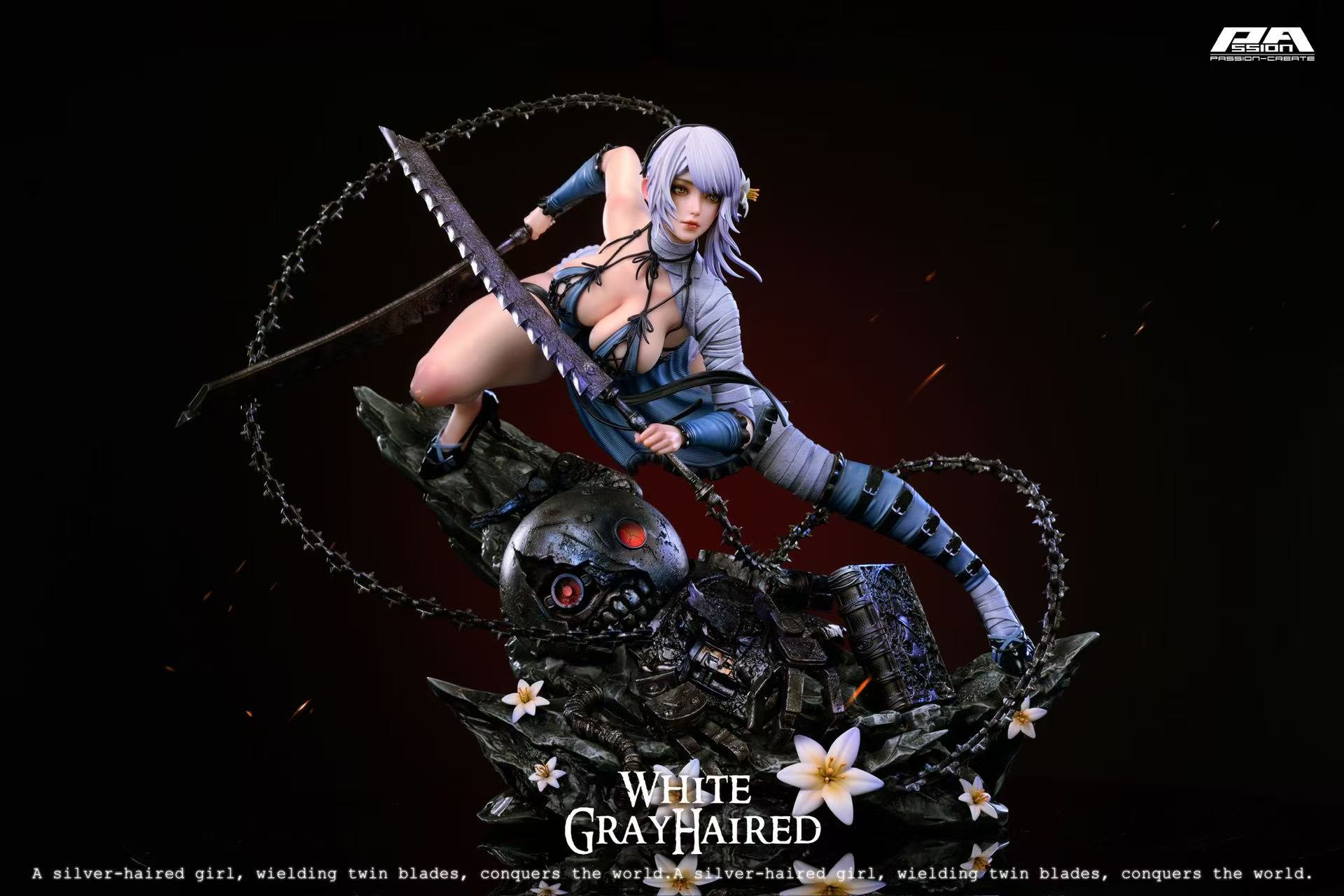 【其他】PA Create-複製體白髮少女