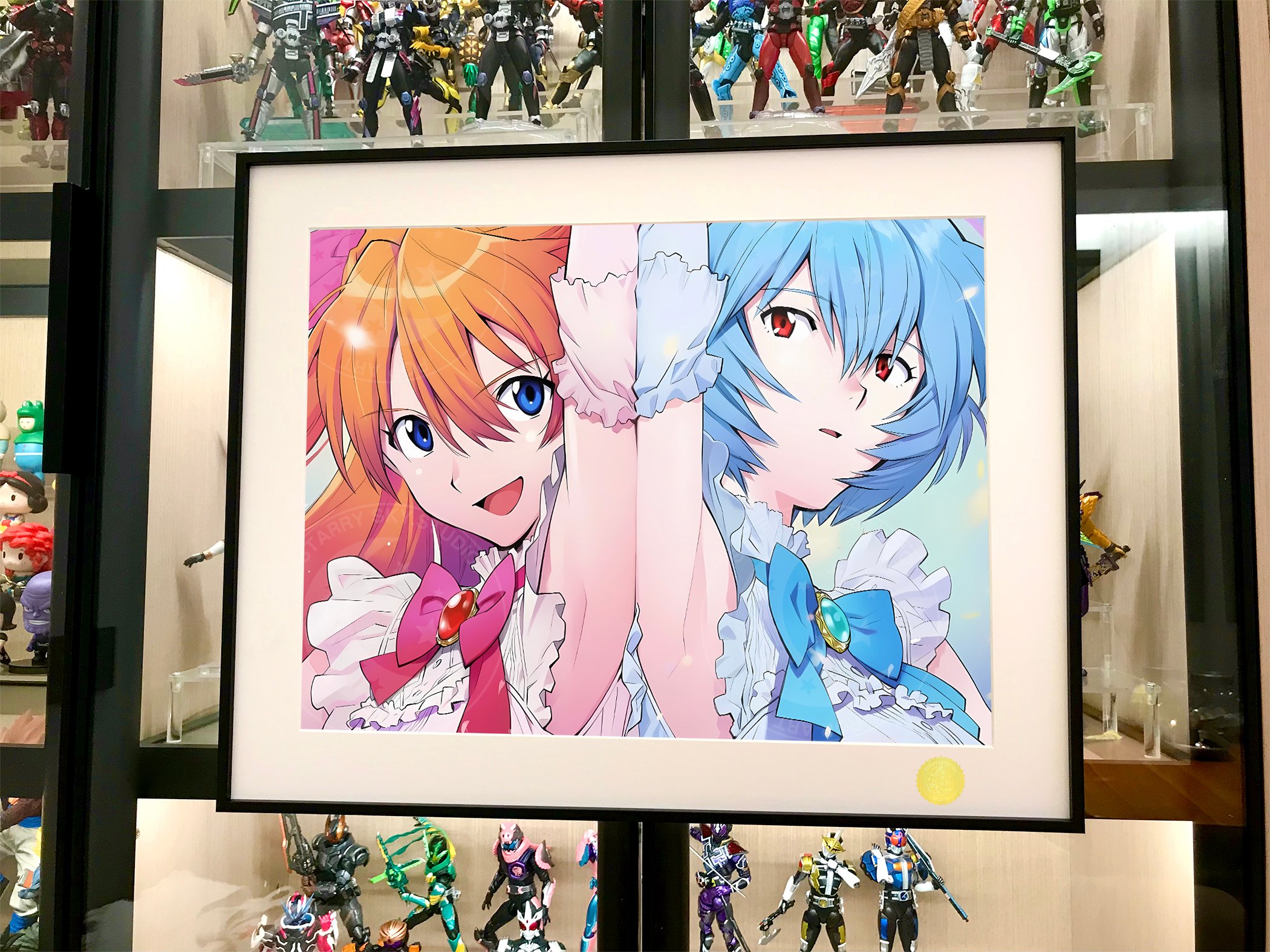 【週邊】星空工作室－紅藍EVA 裝飾畫