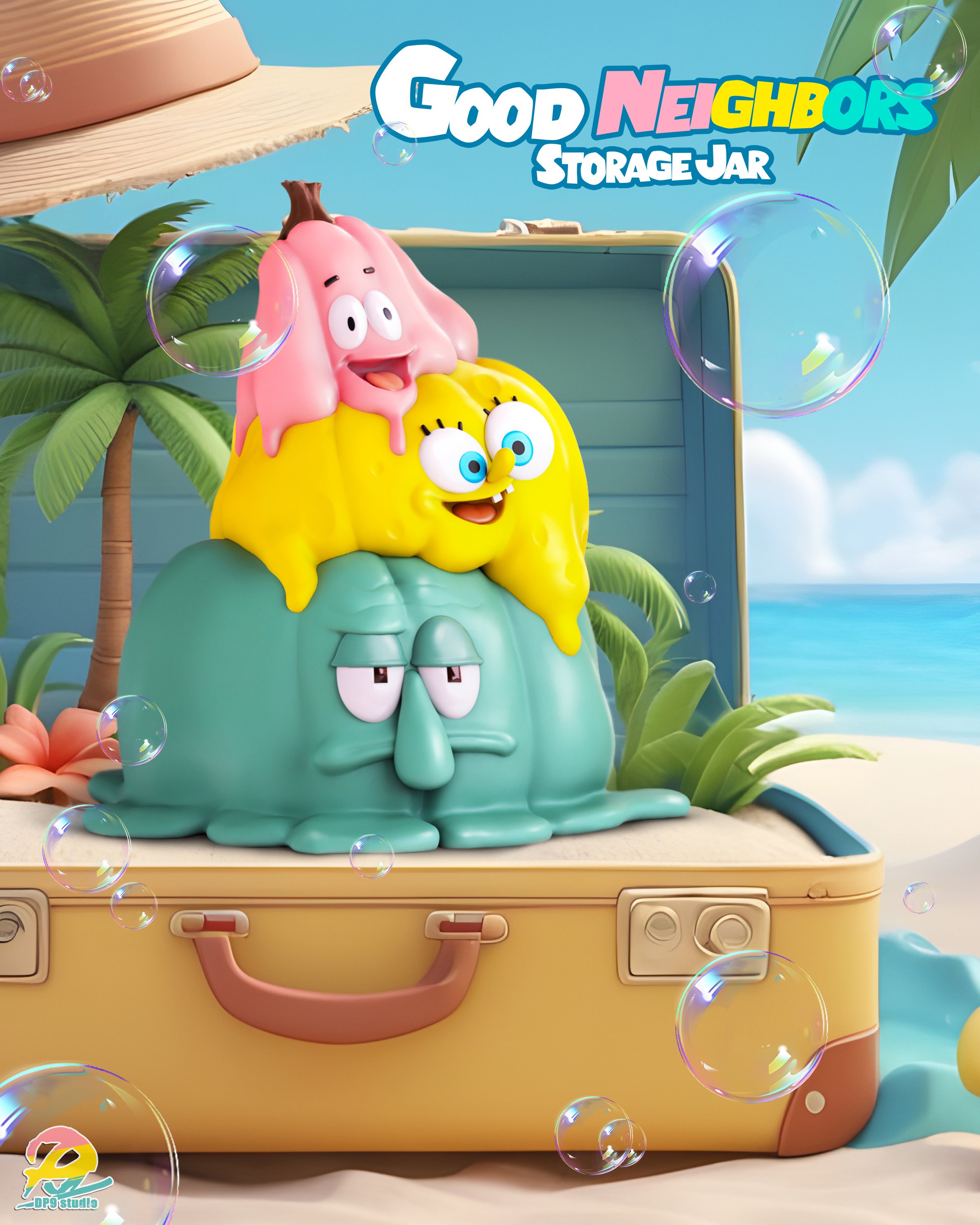 【海綿寶寶】DP9 STUDIO-南瓜儲物罐