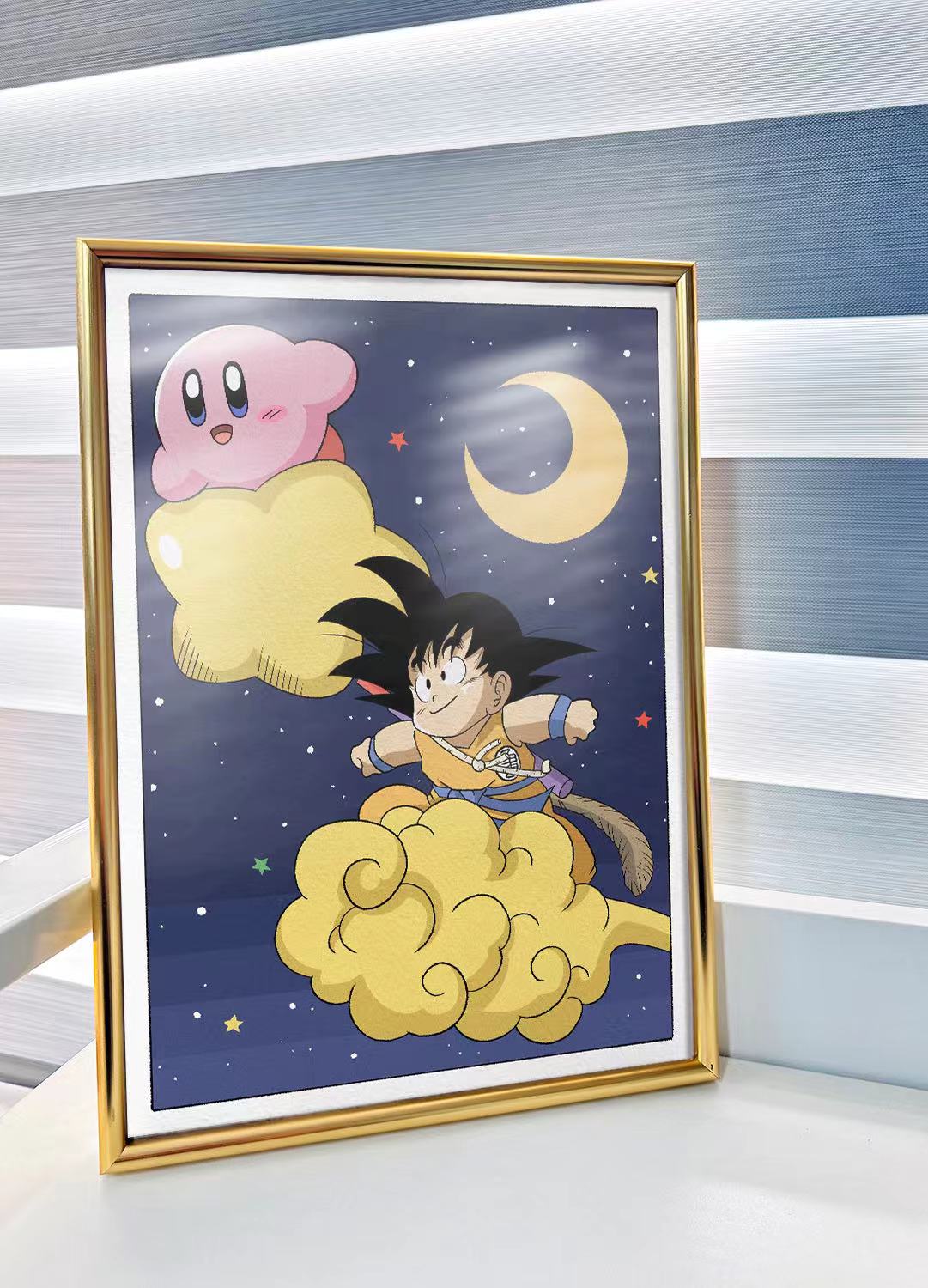 【週邊】千鳥社-小悟空星卡比七龍珠Kirby裝飾畫