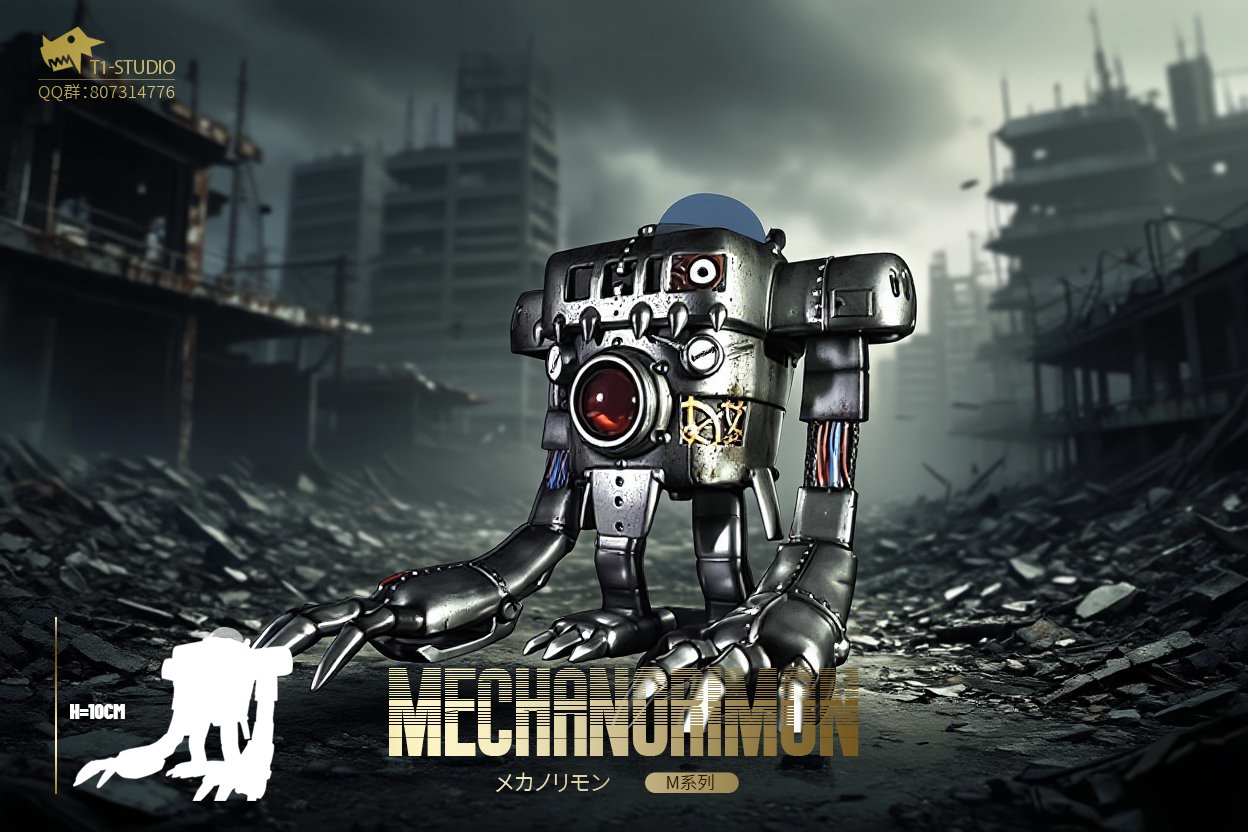 【數碼寶貝】T1-studio-鋼鐵帝國系列 機械邪龍 百萬龍 千兆龍 裝甲 守衛 坦克