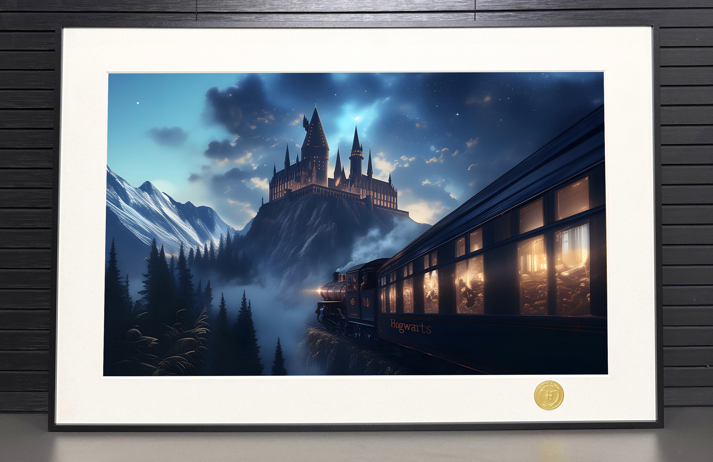 【週邊】H2工作室－哈利波特 出發霍格沃茨 裝飾畫