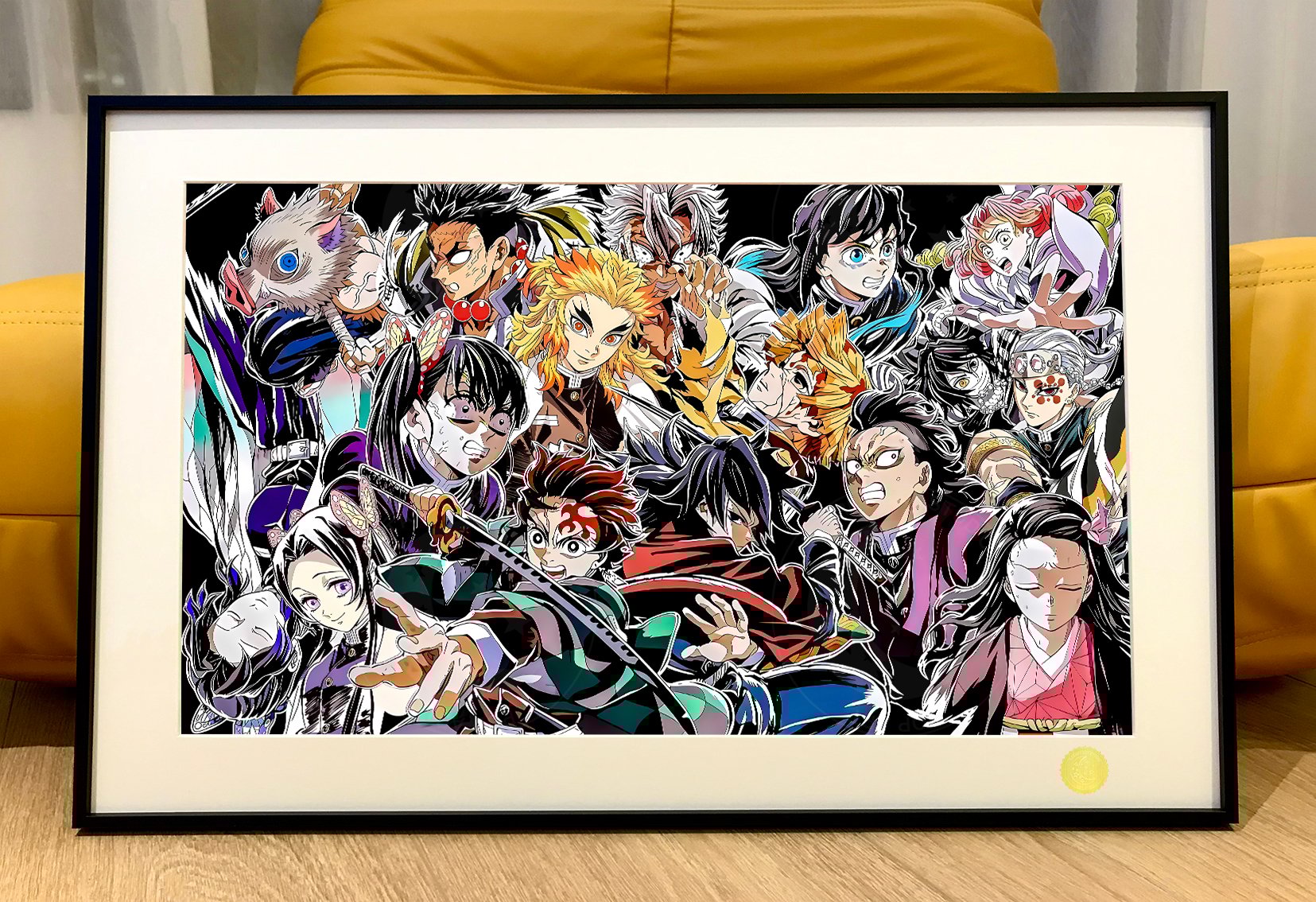 【週邊】星空工作室－鬼滅之刃 無限篇全員 裝飾畫