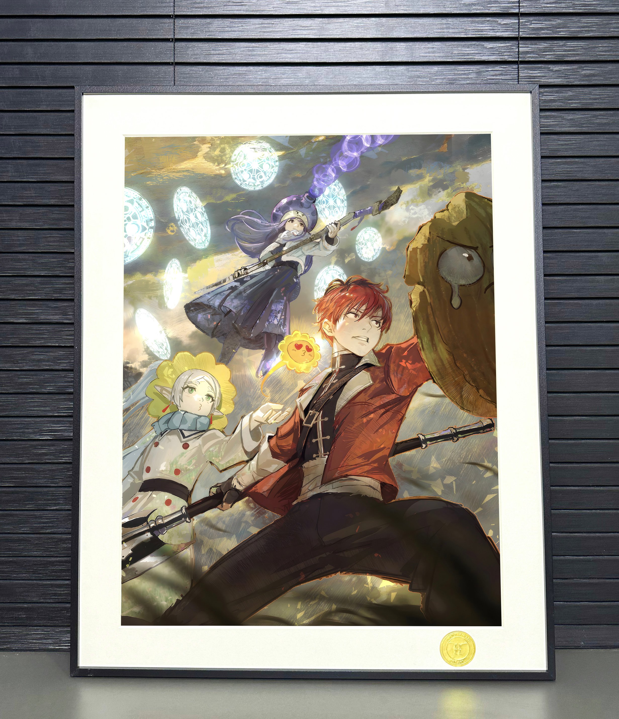 【週邊】H2工作室－葬送的芙莉蓮 芙莉蓮三人組 裝飾畫