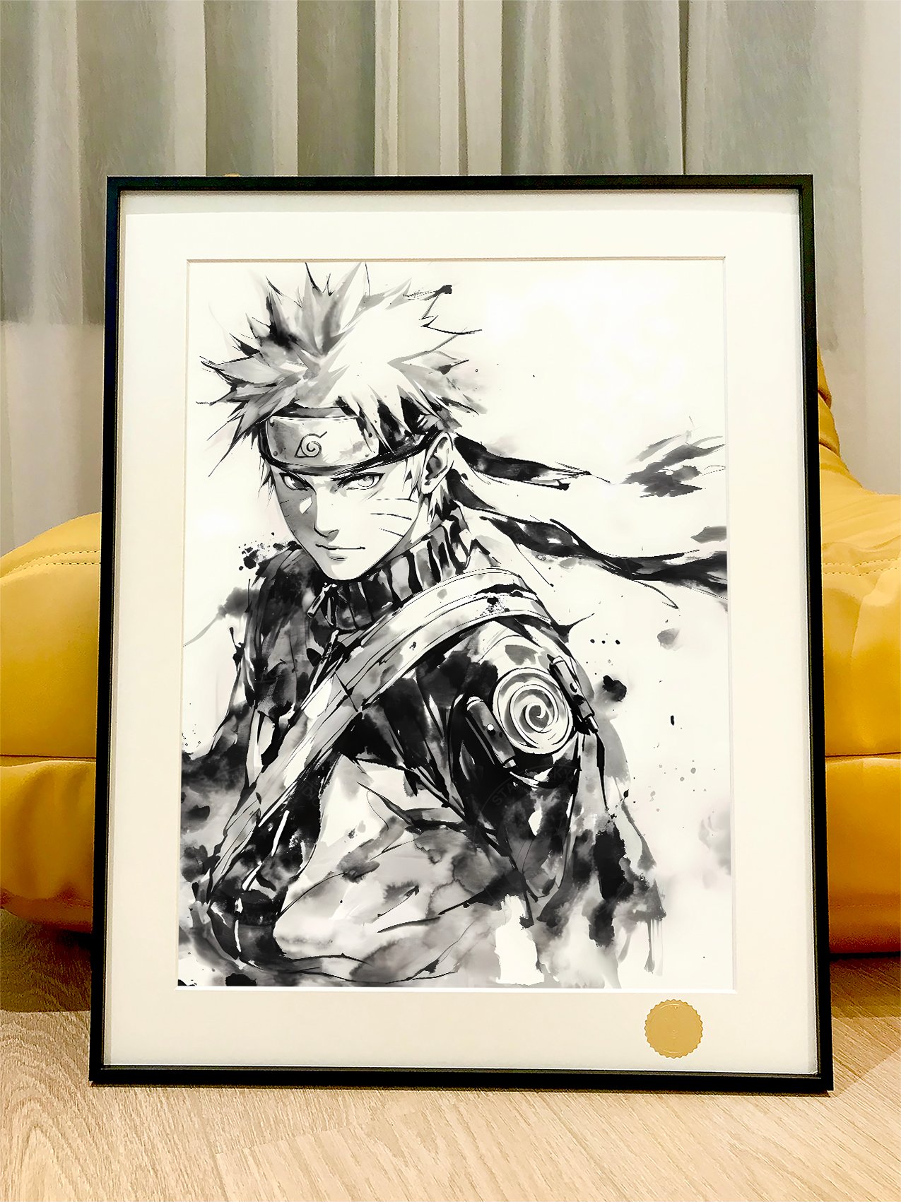 【週邊】星空工作室－火影忍者 水墨火影系列 裝飾畫