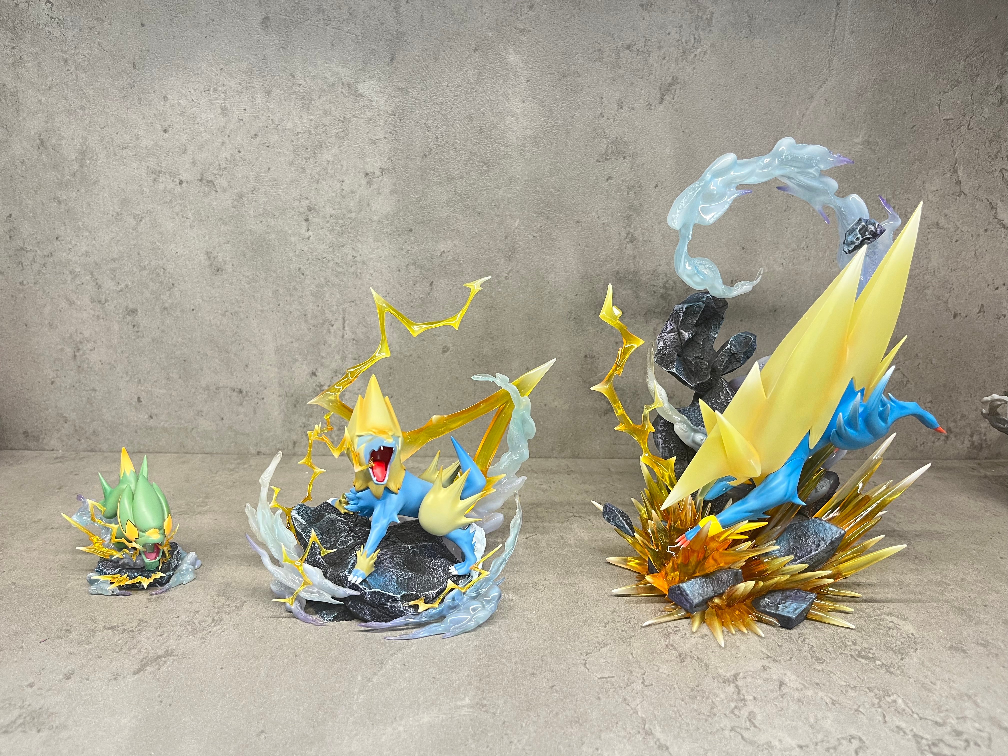 【寶可夢】呆呆工作室-落雷獸 雷電獸 超級雷電獸 進化組