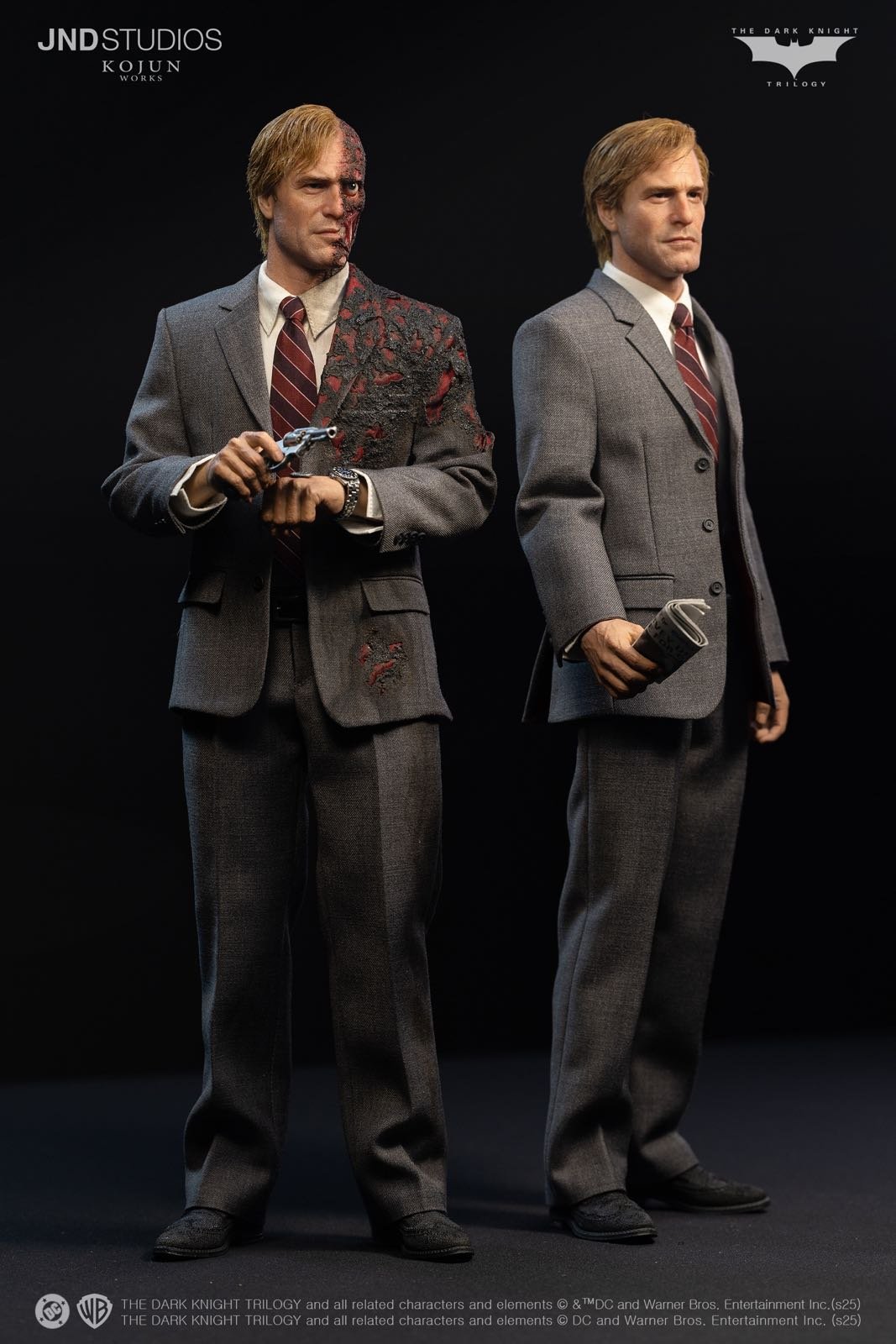 【正版授權】JND STUDIOS-蝙蝠俠黑闇騎士 雙面人 哈維丹特
