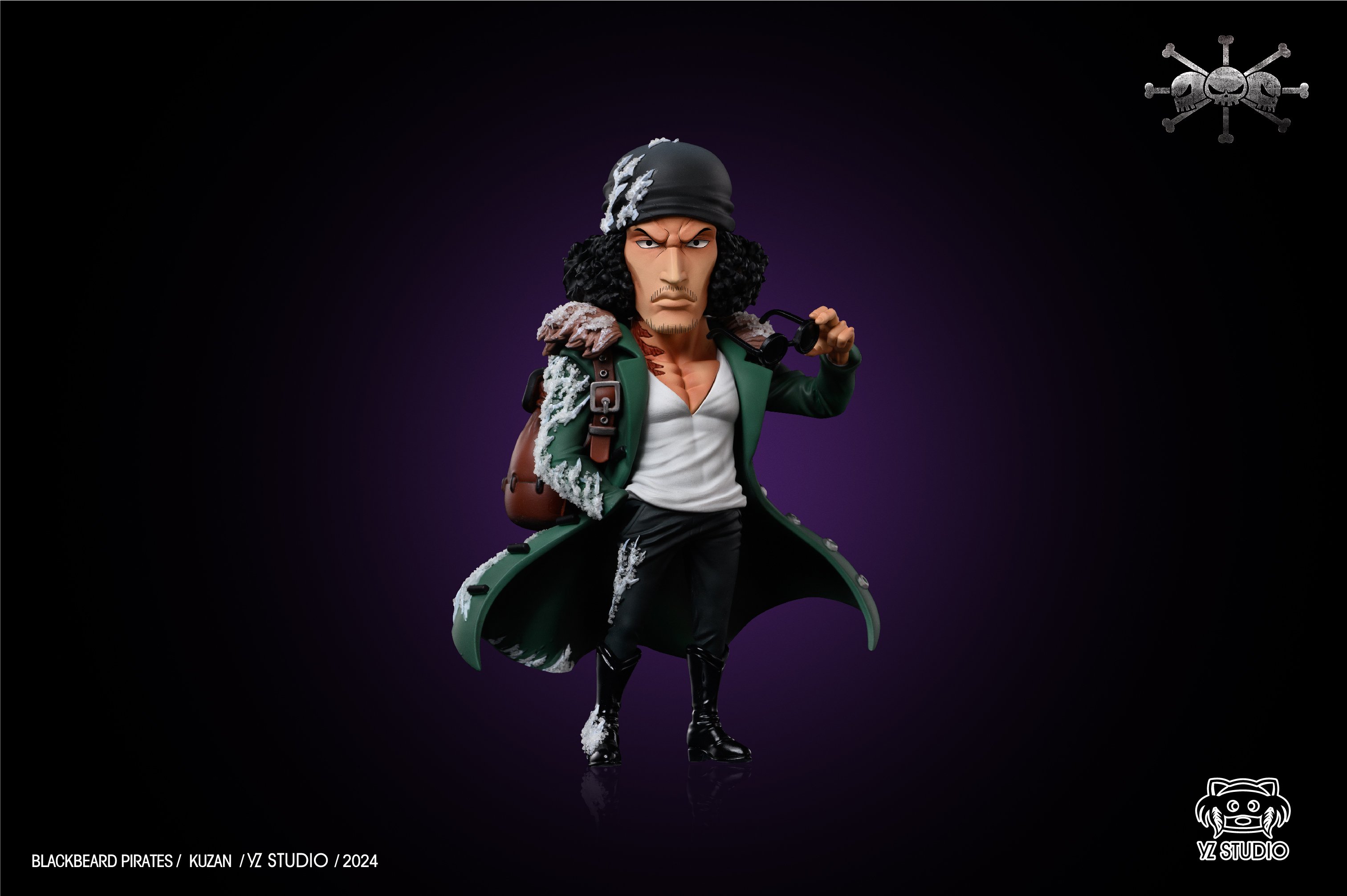 【海賊王】YZ工作室-新世界黑鬍子海賊團 第六彈 10號船船長 青稚 庫贊