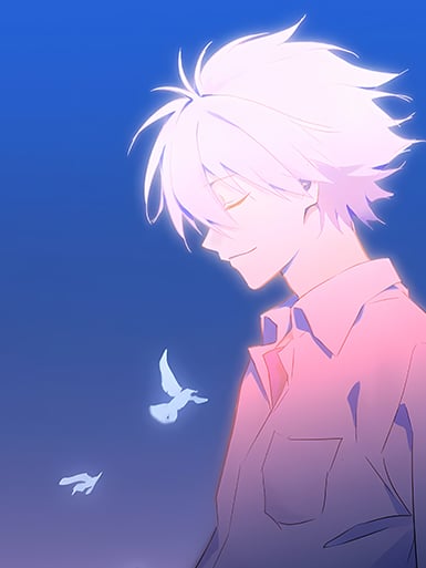 【週邊】巴洛克－新世紀福音戰士 和平鴿渚薰 裝飾畫＆冰箱貼