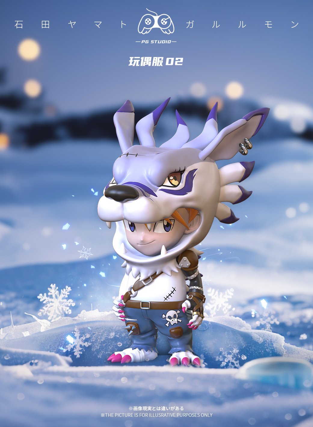 【數碼寶貝】PG studios-數位玩偶服系列 第2、3、4彈 半獸人加魯魯 天女獸 神聖天使 寶貝玩偶服