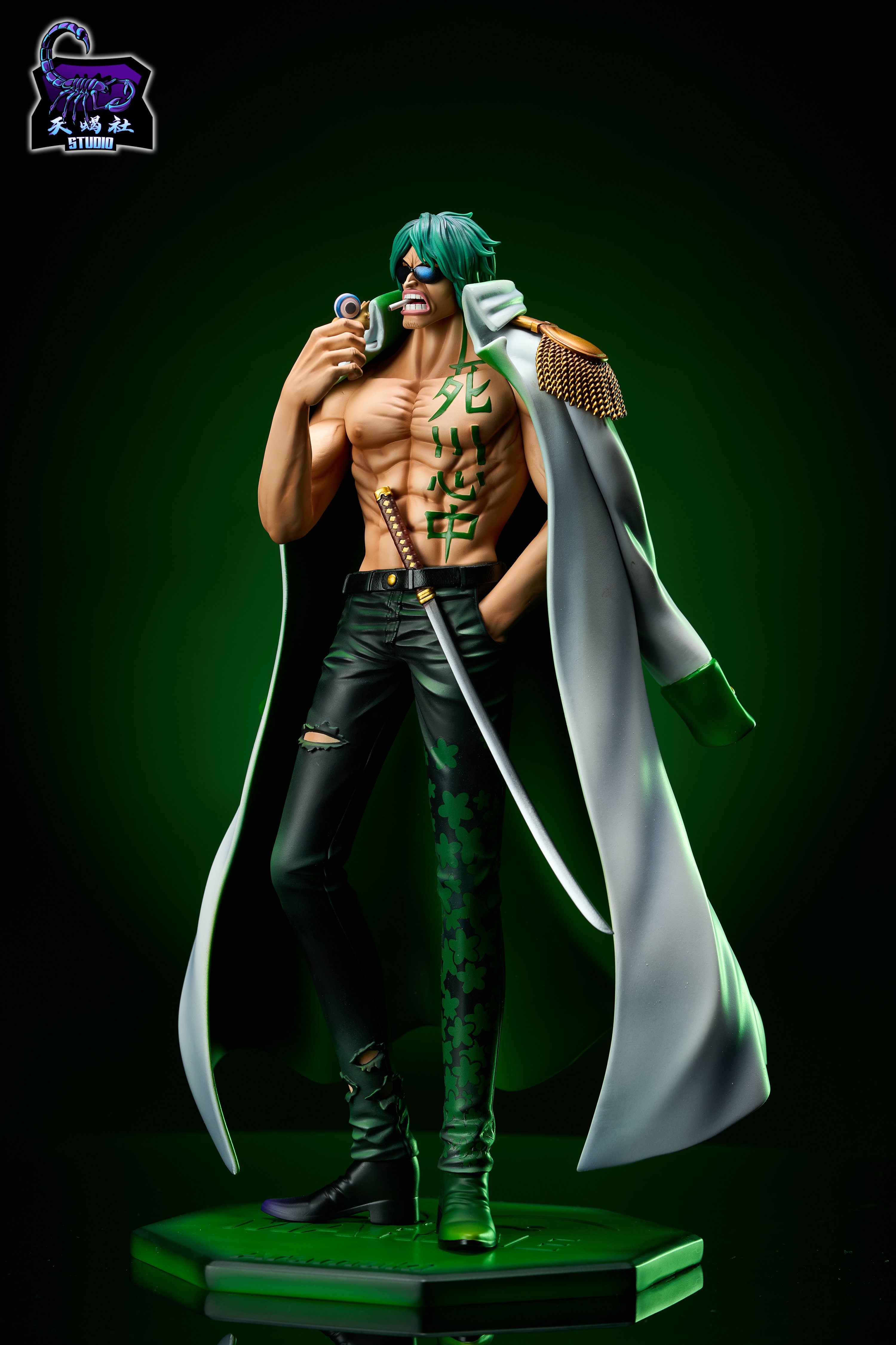 【海賊王】天蠍社工作室-海軍系列大將 綠牛