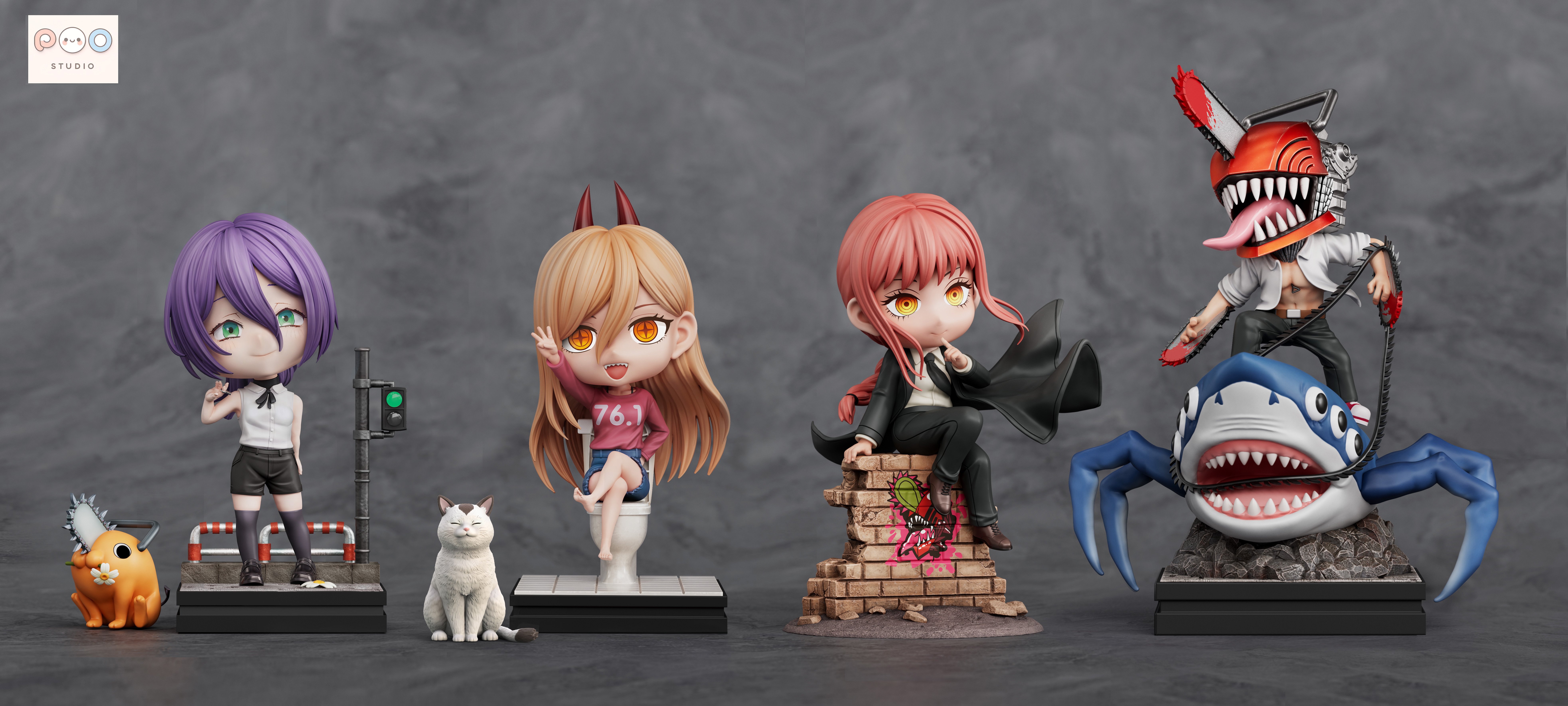 【電鋸人】popo studio－桌擺 第六彈 Q版電次